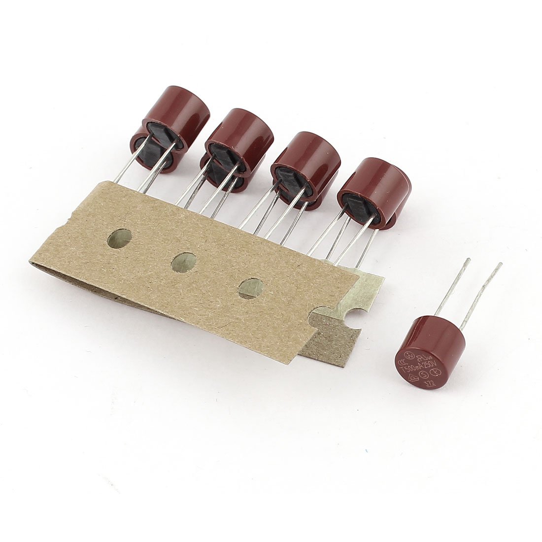 10 Pcs T0.5A 500mA 250V TR5/5TR Miniature Micro Slow Blow Fuses for PCB, LCD, Electronics Repair - Replacement Parts for Circuit Protection in Home Appliances & DIY Projects