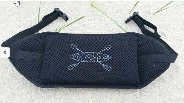 Premium Yakpads Marine Grade Lumbar Support Back Pad - Ergonomic Boat Seat Cushion for Back Pain Relief, Water-Resistant & Durable - Perfect for Boating, Fishing, Office Chairs & Long Drives