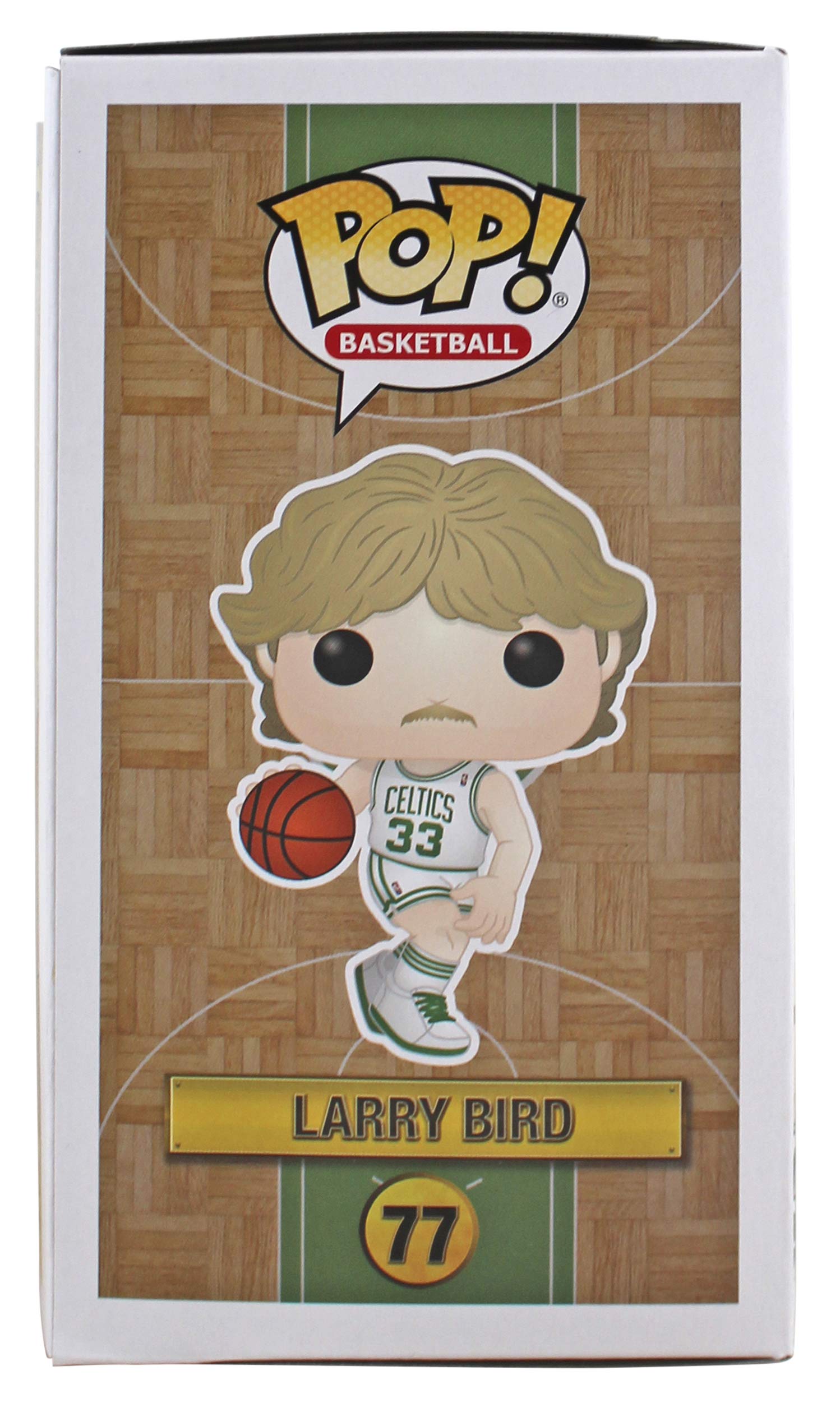 Authentic Larry Bird #77 Signed Funko Pop Vinyl Figure - Boston Celtics Legend - BAS Witnessed COA - Perfect for NBA Collectors, Celtics Fans & Sports Memorabilia Displays