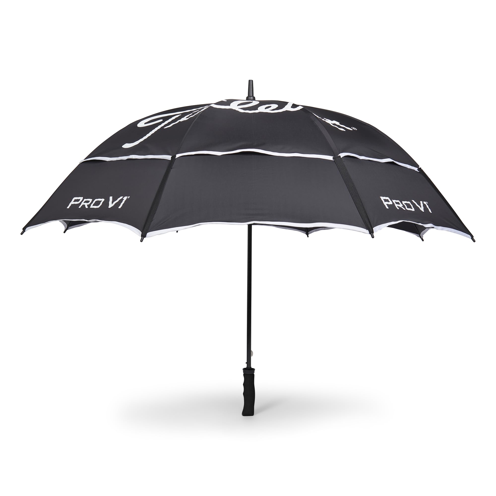 Titleist Tour Double Canopy Golf Umbrella - Windproof & Waterproof Large Golf Umbrella for Men & Women - Perfect for Golf Courses, Outdoor Sports & Rainy Days