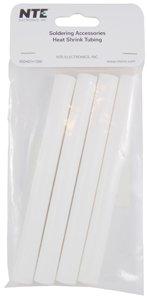 NTE Electronics 47-25406-W Heat Shrink Tubing Kit - 4 Pack of 1/2