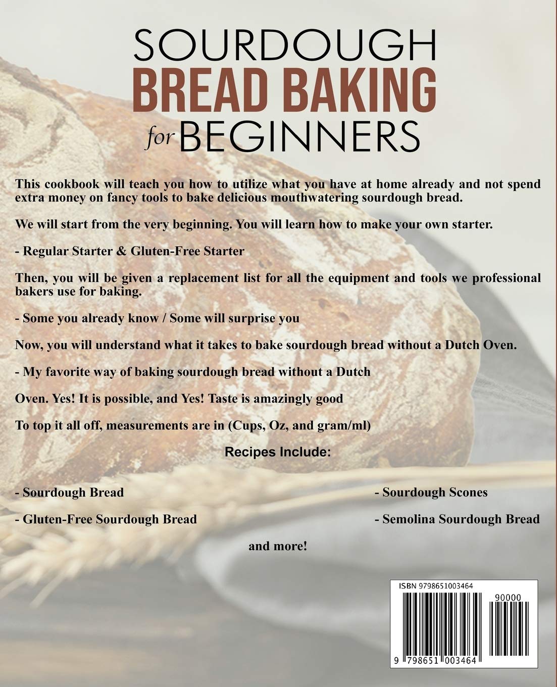 Easy Sourdough Bread Baking Guide for Beginners - No Tools Needed | Step-by-Step From Starter to Homemade Loaf | Perfect for Breakfast, Gifts & Family Baking Time