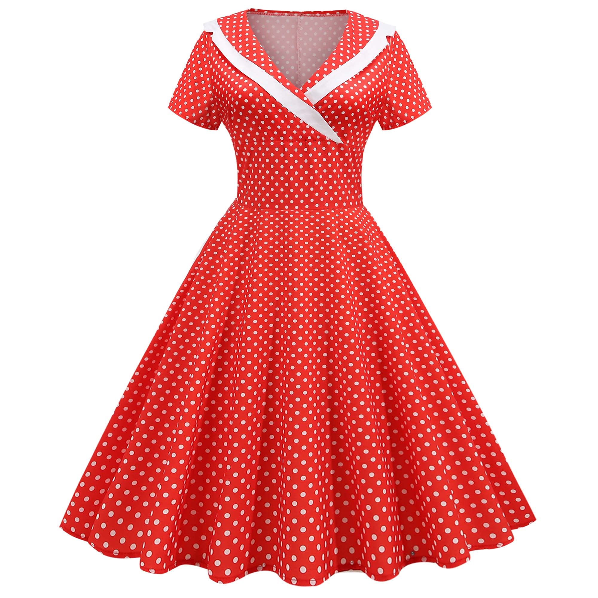 Vintage 1950s Polka Dot Women's Blazer with Wrap Collar - Retro Office Wear, Cocktail Party Dress, Formal Business Attire