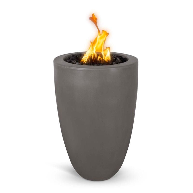 Castillo Concrete Fire Pillar - Outdoor Fireplace for Patio, Garden & Backyard - Modern Fire Pit Column for Cozy Evenings & Entertaining