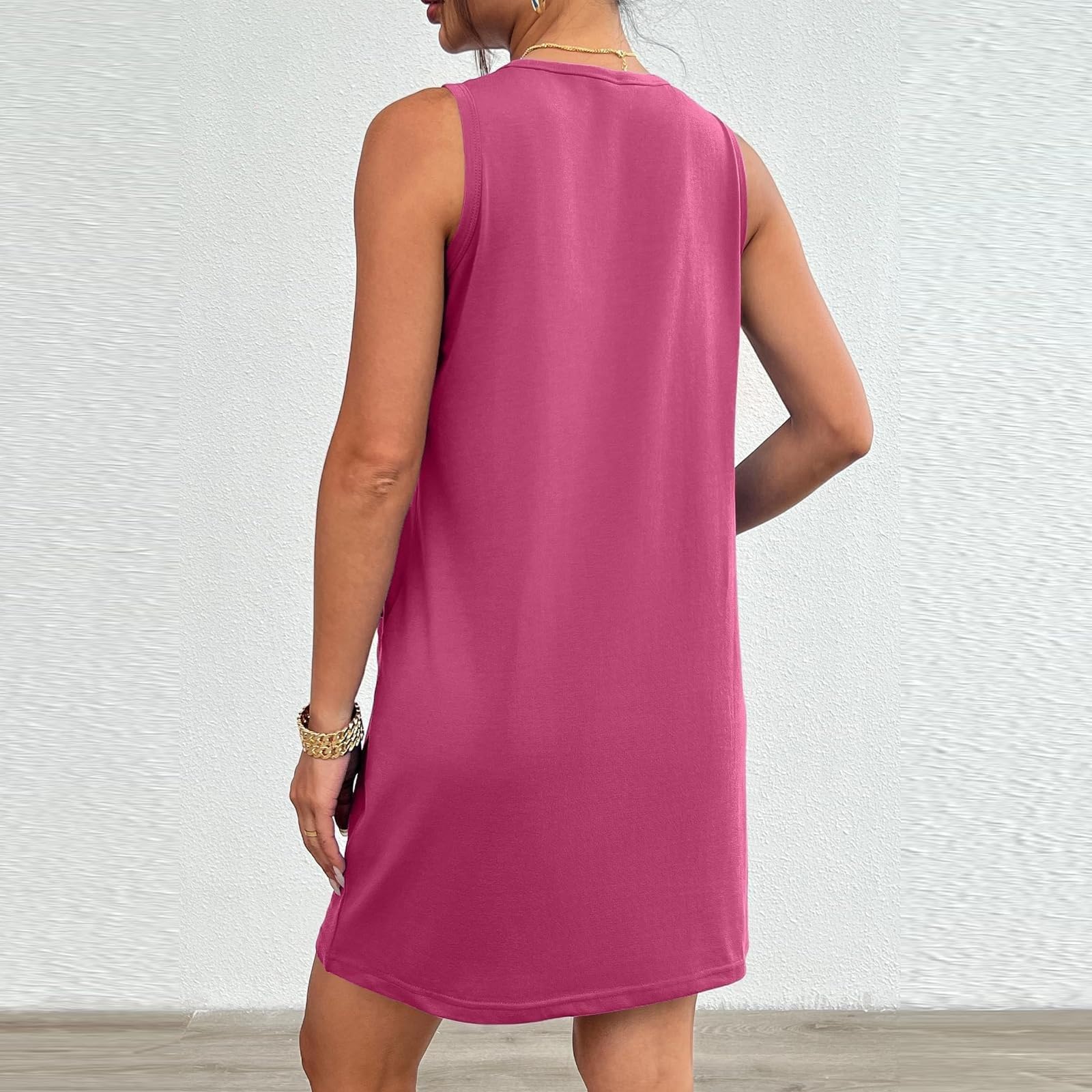 Women's Sundresses 2024 - Sleeveless Mini Short Summer Dresses for Casual, Workout, Sports & Tennis | Perfect for Beach, Vacation & Outdoor Activities