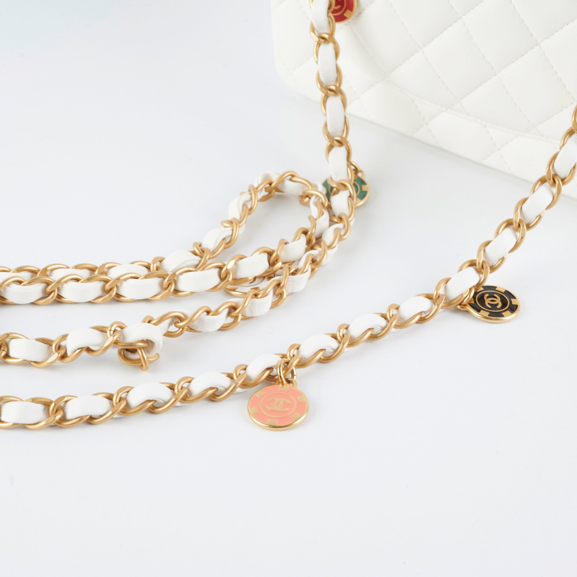 Chanel Classic Flap Bag in White - Luxury Designer Handbag for Women | Perfect for Parties, Weddings & Everyday Elegance