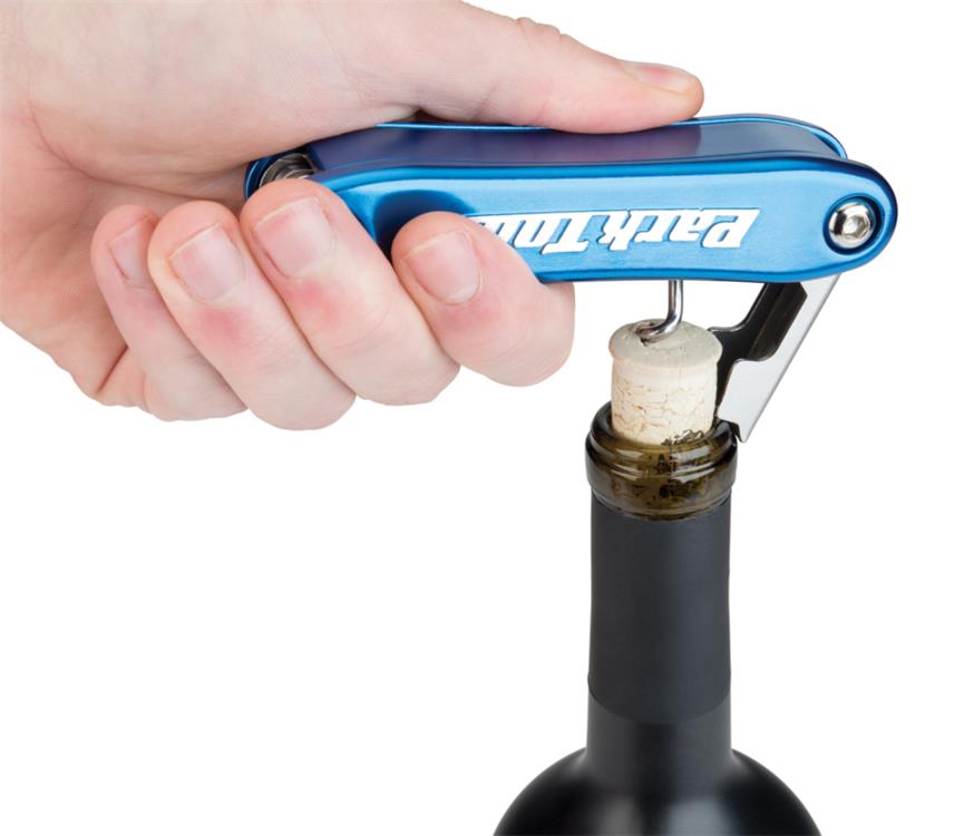 Park Tool Corkscrew Bottle Opener - Durable Cycling Multi-Tool with Built-In Opener for Beer & Bottles - Perfect for Bike Rides, Camping & Outdoor Adventures