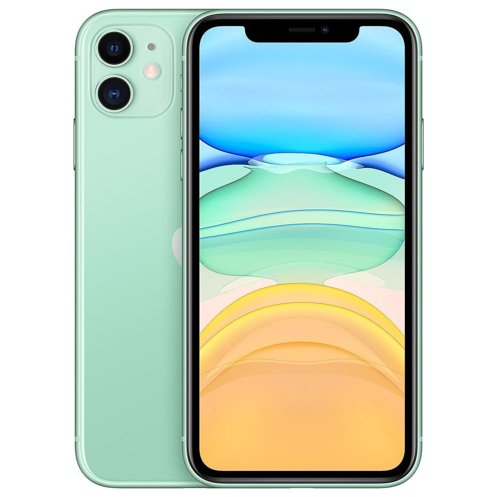 Apple iPhone 11 64GB Green (Renewed) - T-Mobile Unlocked Smartphone, US Version | Perfect for Travel, Work & Everyday Use