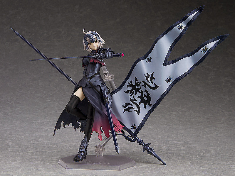 Fate/Grand Order Figma #390 Avenger Jeanne d'Arc (Alter) Action Figure - Collectible Anime Character Model for Display & Cosplay