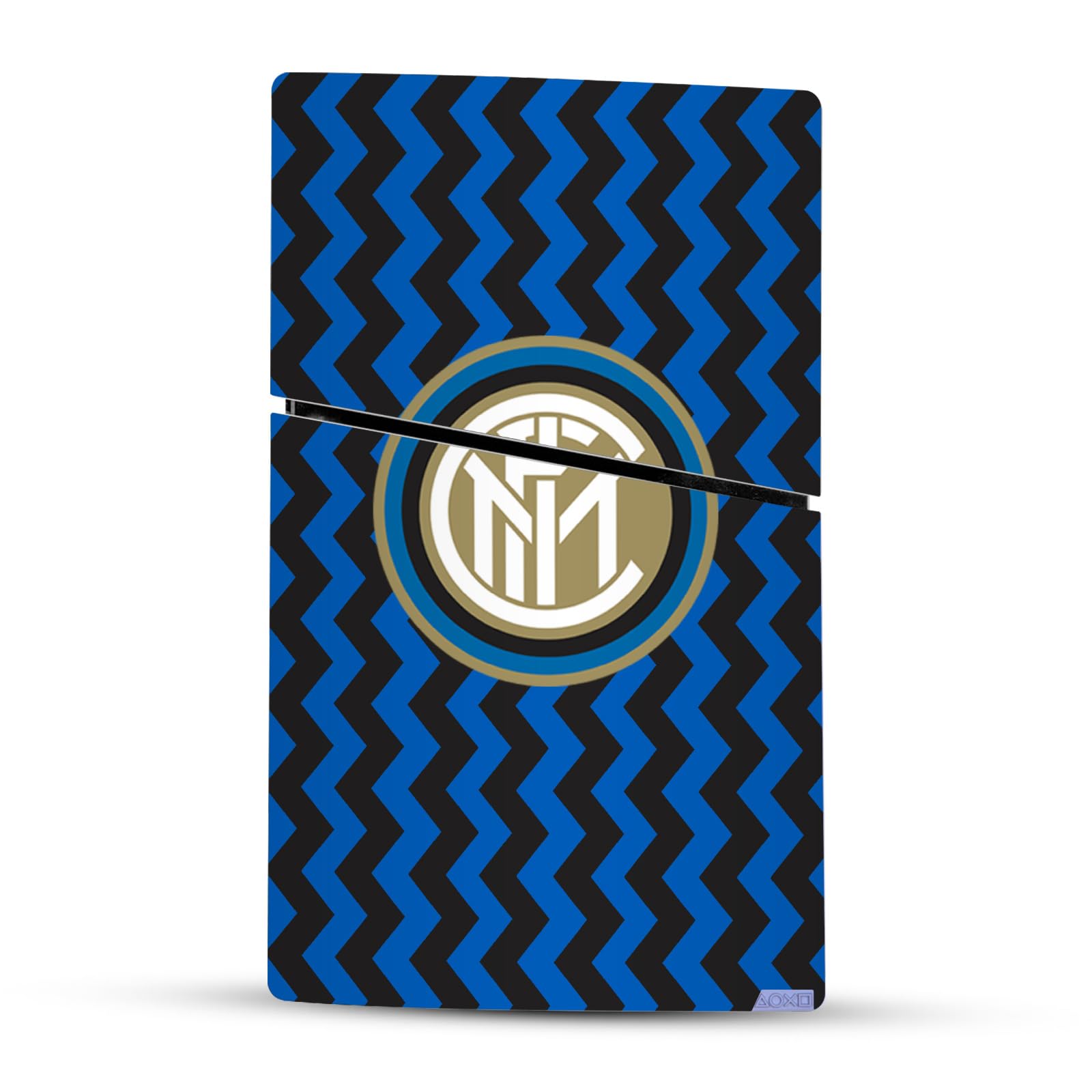 Official Inter Milan Home 2020/21 Crest Vinyl Skin Decal Sticker - Compatible with Sony PlayStation 5 PS5 Slim/Pro Digital Edition Console - Perfect for Gaming Setups & Fan Displays