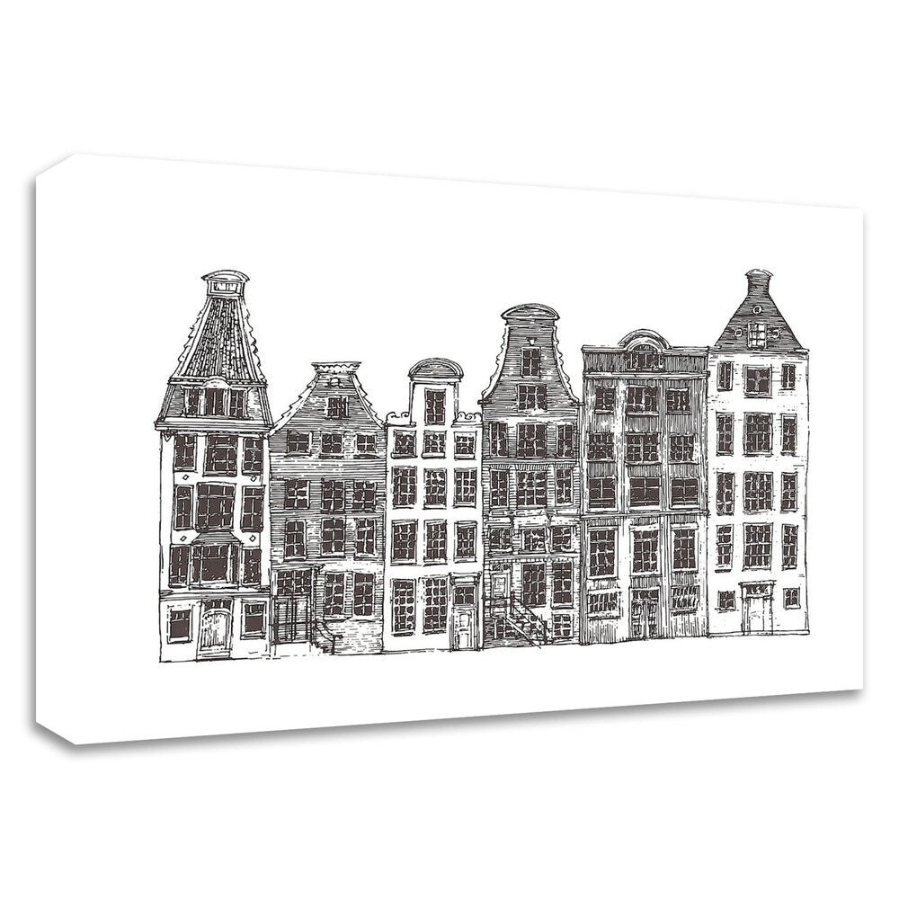 Amsterdam I by Incado - Premium Canvas Wall Art Print, Ready to Hang - Perfect for Living Room, Bedroom & Office Decor