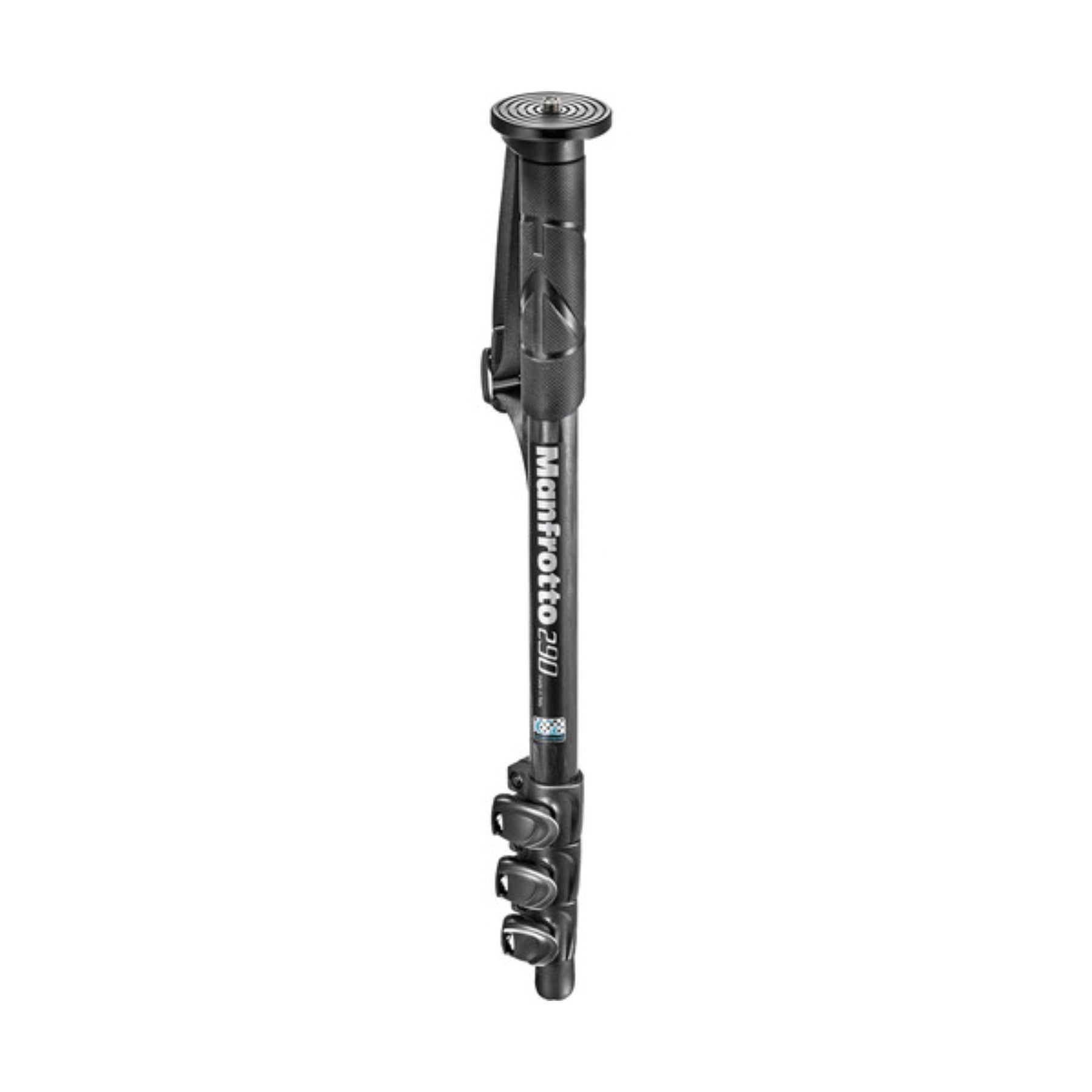 Manfrotto 290 Carbon Fiber Monopod - Lightweight Professional Camera Support for Travel, Sports & Wildlife Photography | Tripod Alternative for DSLR & Mirrorless Cameras