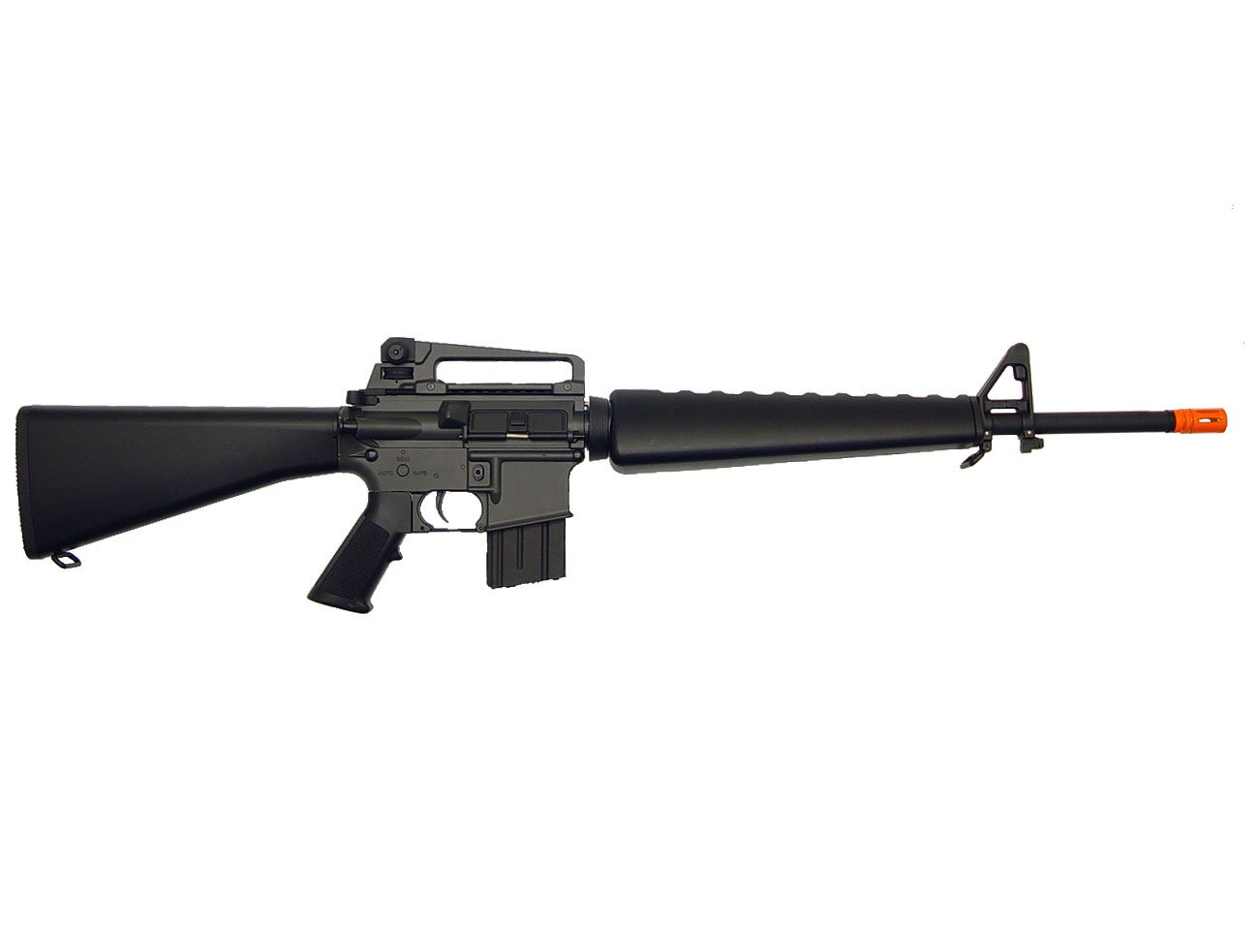JG AEG M16A1 Vietnam Airsoft Gun with NiCad Battery & Charger - Full Metal Gearbox - Perfect for Military Simulation & Outdoor Airsoft Battles