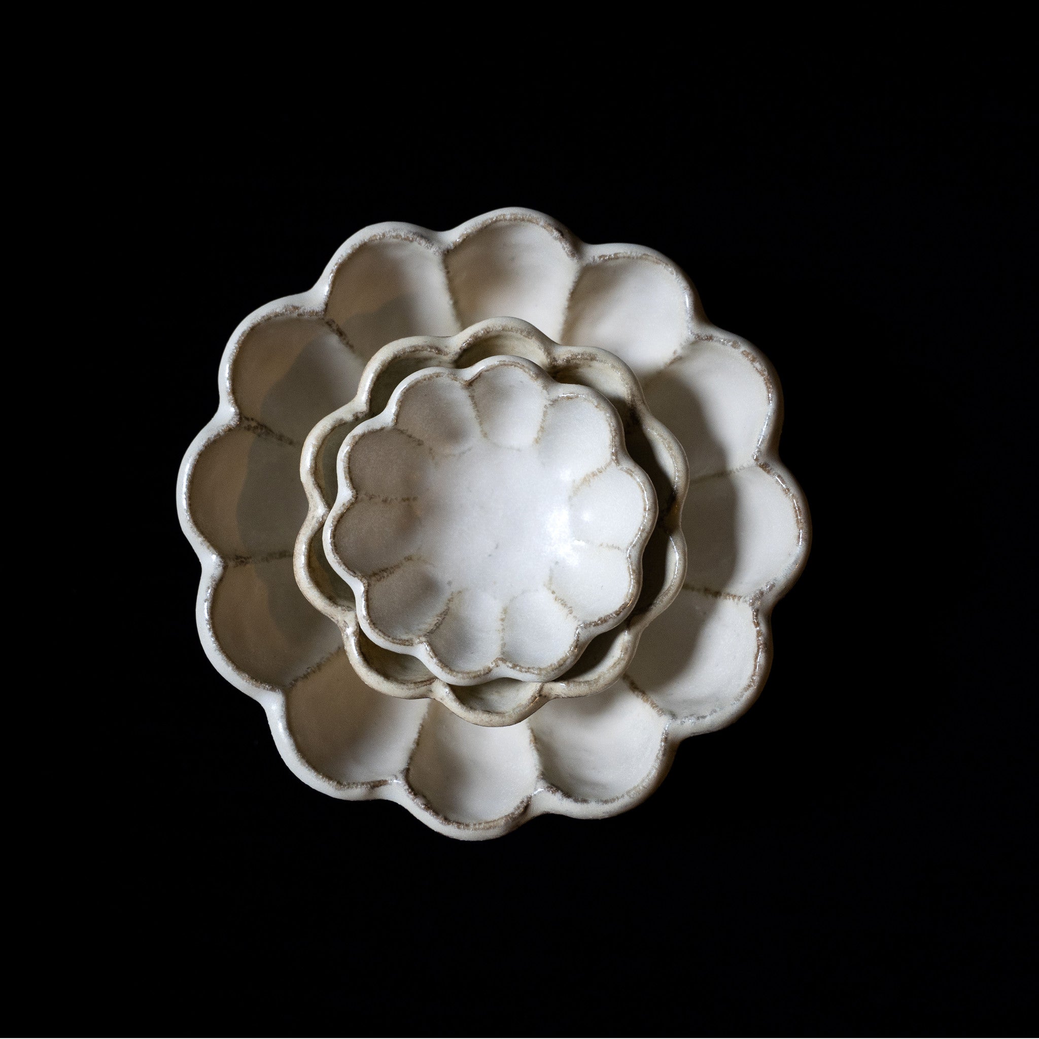 Rinka Bowl - 10.5 cm Ceramic Rice Bowl Set of 4 (4 Colors) - Perfect for Asian Cuisine, Soup, Salad & Home Dining