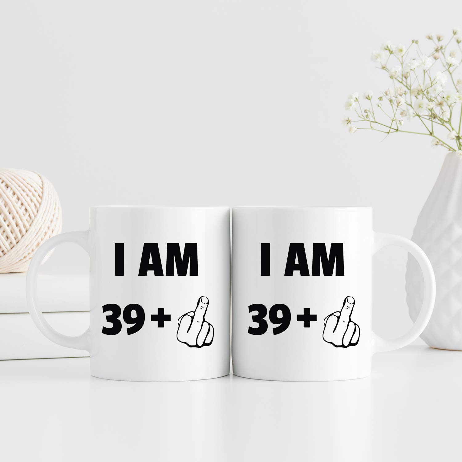 1979 40th Birthday Gifts for Women - Funny 11oz Coffee Mug for Mom, Wife, Sister, Friend, Colleague - Perfect 40 Years Old Birthday Present for Her - Great for Office, Home & Special Celebrations