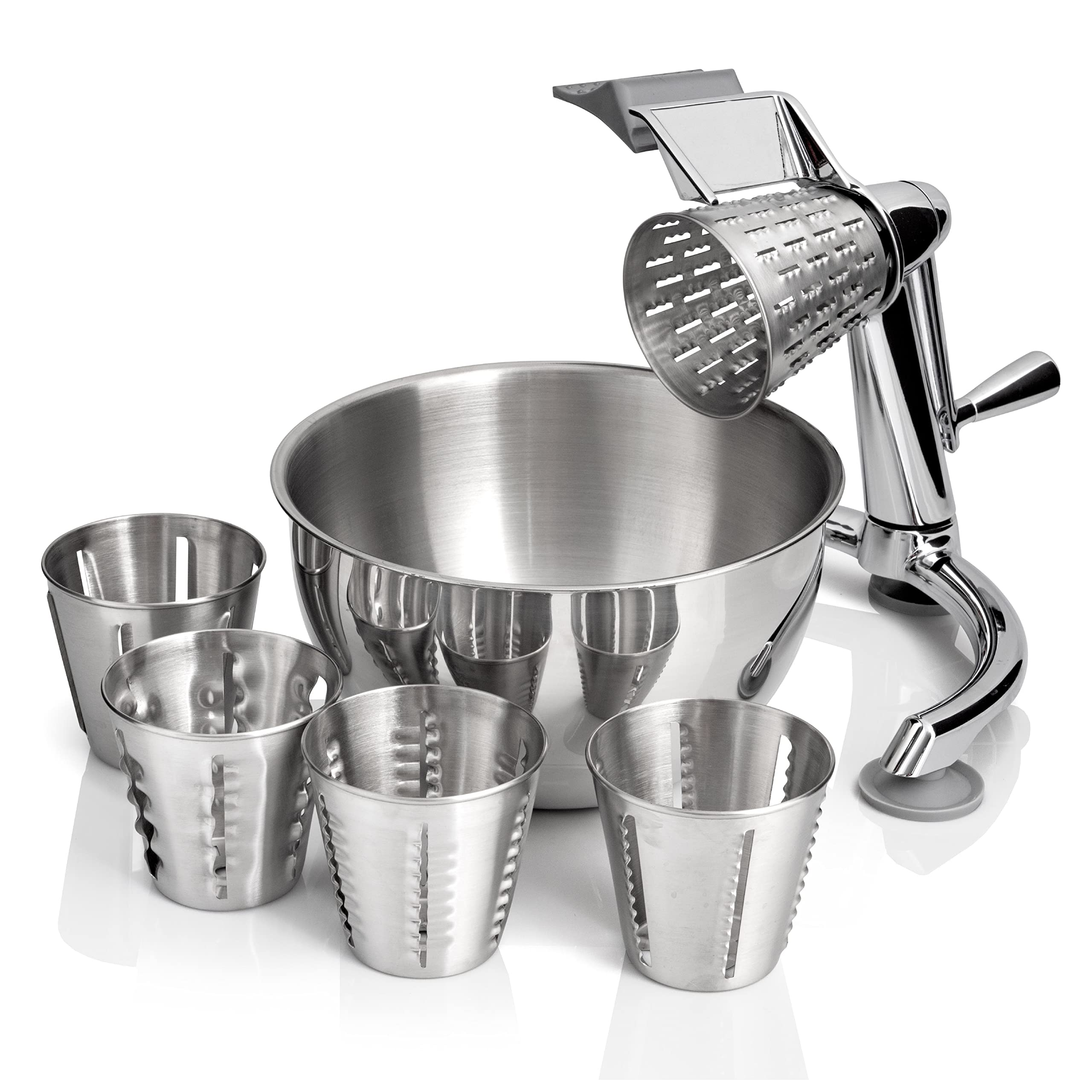 Maxam 5 Quart Vegetable Chopper & Food Processor with Stainless Steel Blades - Perfect for Meal Prep, Salad Making & Quick Cooking at Home