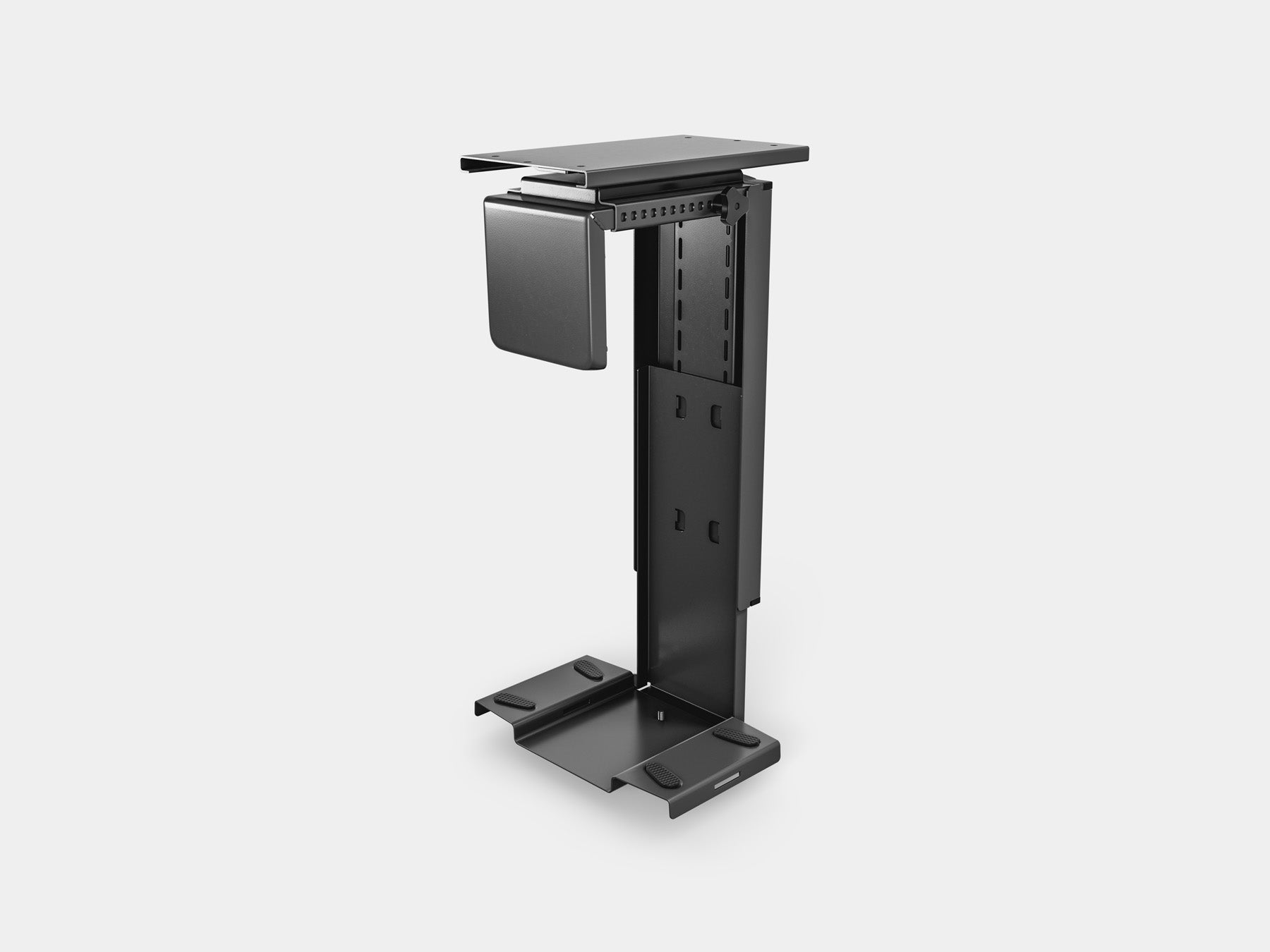 Under Desk CPU Mount Bracket - Heavy Duty Computer Case Holder for PC Tower, Saves Space & Organizes Wires - Perfect for Home Office, Gaming Setup & Workstation Use