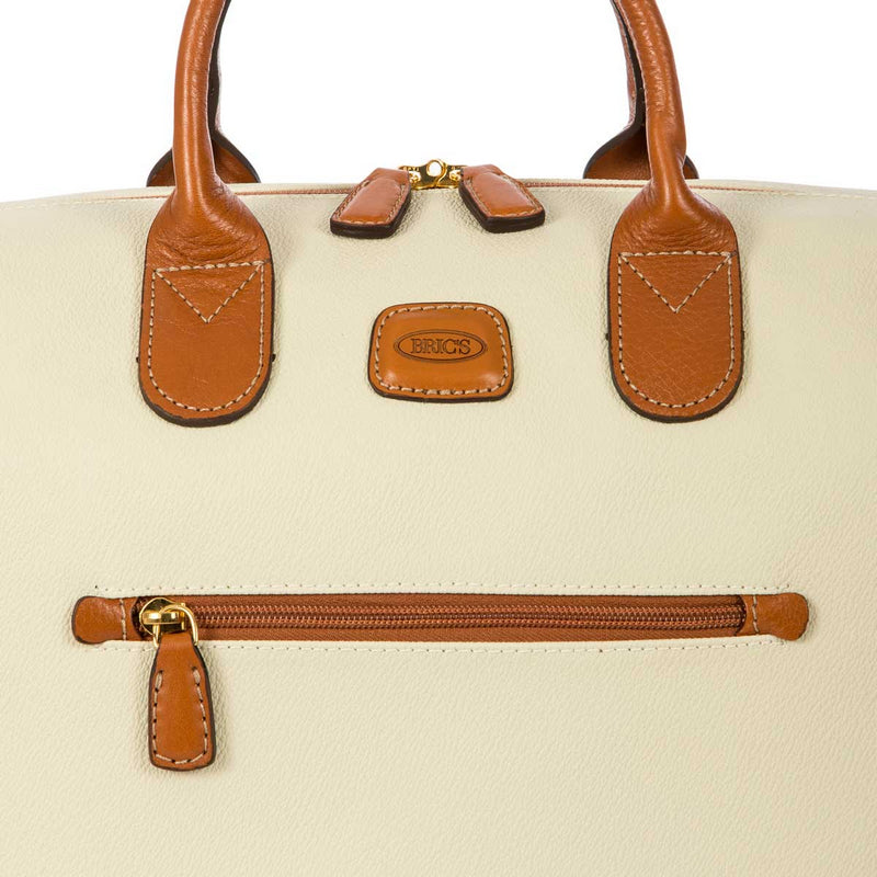 Firenze 18 Cargo Duffle Bag - Premium Travel & Gym Bag for Men & Women, Water-Resistant Cream Duffel with Multiple Pockets | Perfect for Weekend Trips, Sports Gear & Airplane Carry-On
