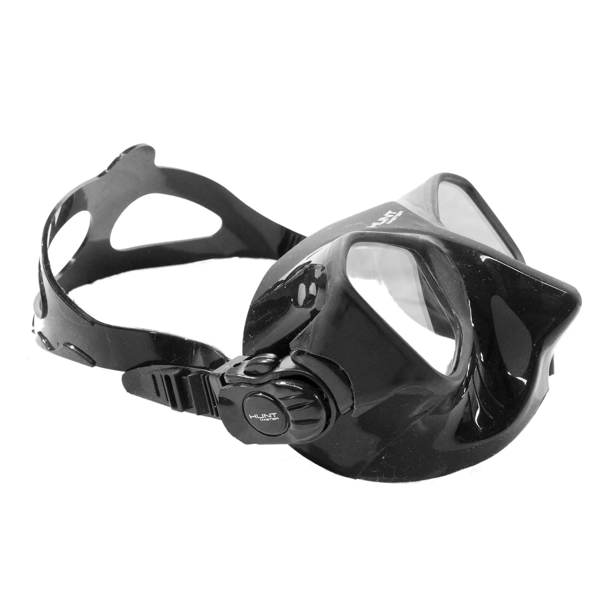 Hunt Master Bat Diving Mask & Snorkel Set with Clear Container - Professional Scuba Gear for Underwater Hunting & Spearfishing | Perfect for Ocean, Beach & Pool Adventures