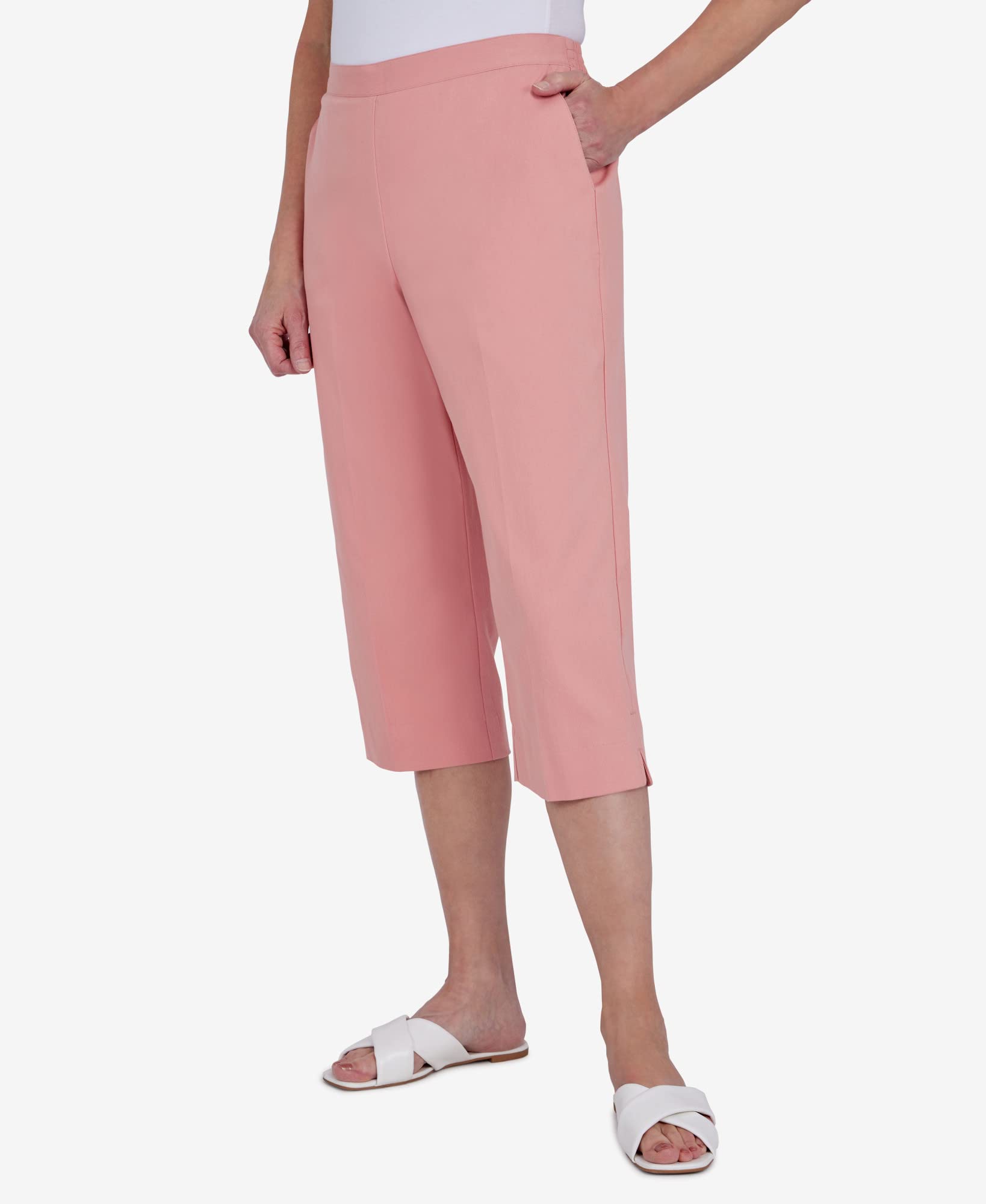 Alfred Dunner Women's Twill Capri Pants - Casual Comfort for Outings