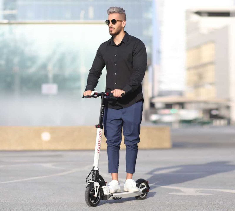 Inokim Light2 Electric Scooter - Foldable, Lightweight & Portable for Urban Commuting & Short Trips - Perfect for Adults & Teens