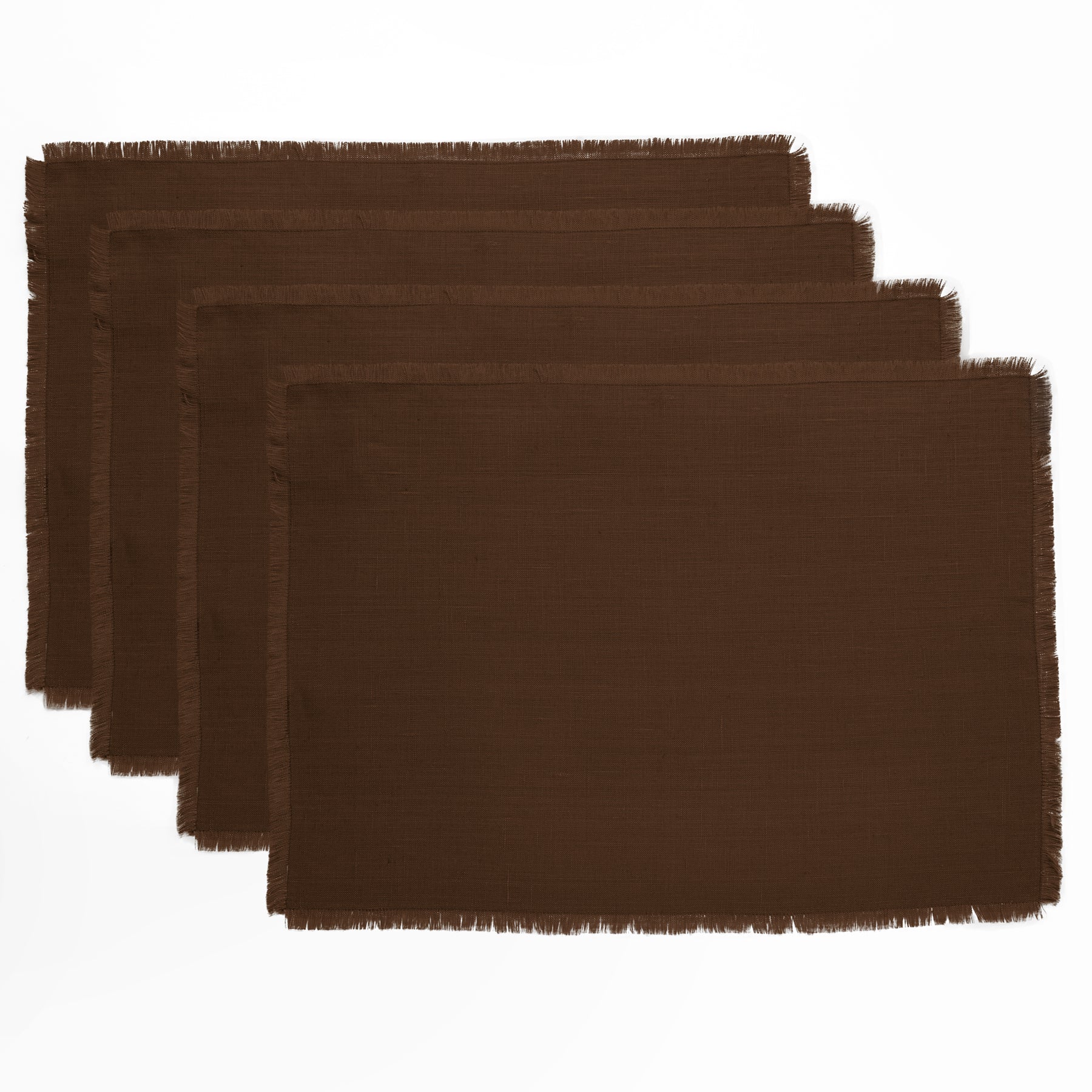 Stylish Fringe Placemats Set of 4 - Boho Chic Table Decor for Dining Room, Kitchen, or Outdoor Entertaining