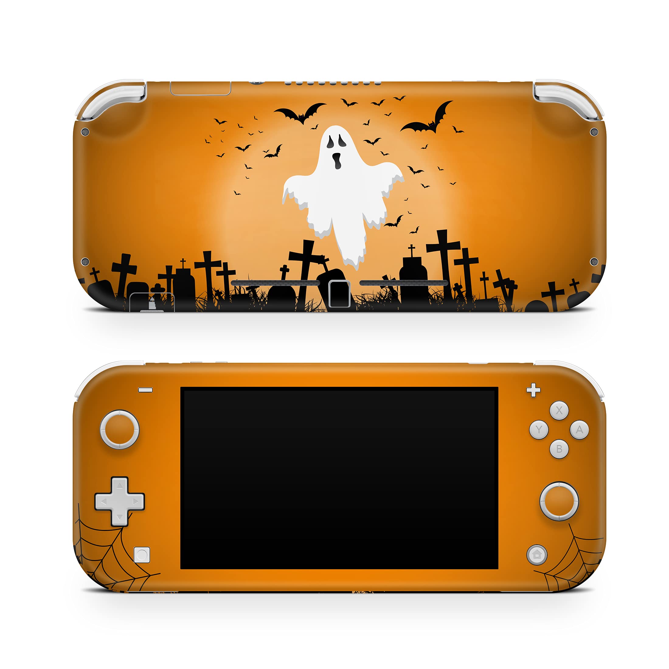 Halloween Ghost Skin Wrap for Nintendo Switch Lite - Premium 3M Vinyl Full Cover Decal, Compatible with Nintendo Switch Lite - Perfect for Halloween Gaming, Themed Parties, and Spooky Decorations