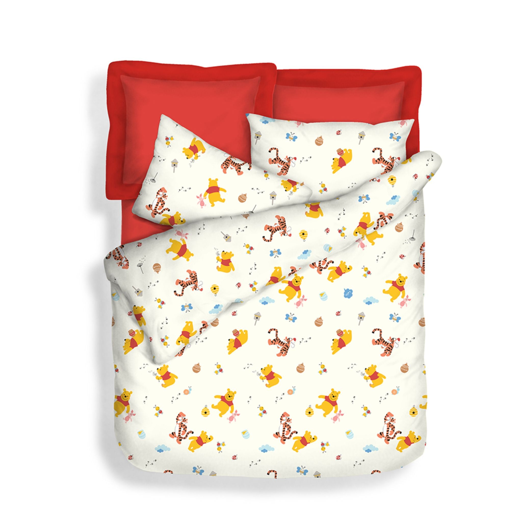 Eurotex Disney 900 Thread Count 100% Microluxe Fitted Sheet Set - Easy Breeze - Single, Super Single, Queen Size - Soft Luxury Bedding for Kids & Adults - Perfect for Disney Themed Bedrooms & Guest Rooms