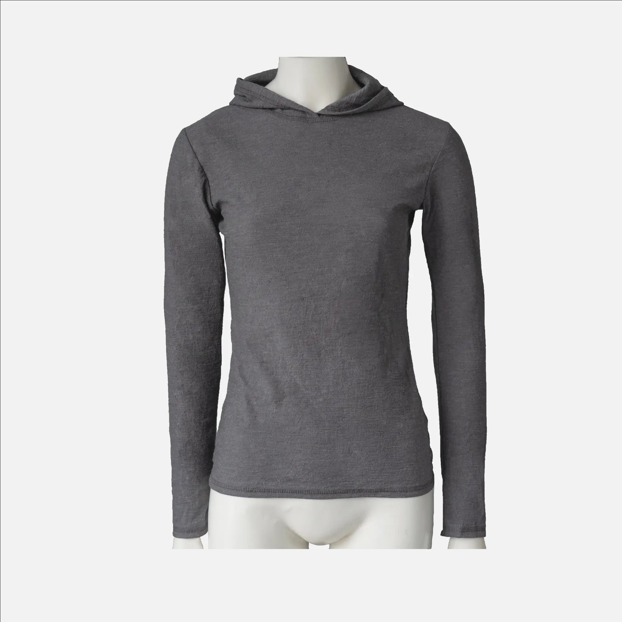 Ultralight Women's Alpaca Wool Sun Hoodie UPF 50+ - 160 GSM Breathable Summer Hiking & Outdoor Travel Shirt for Sun Protection