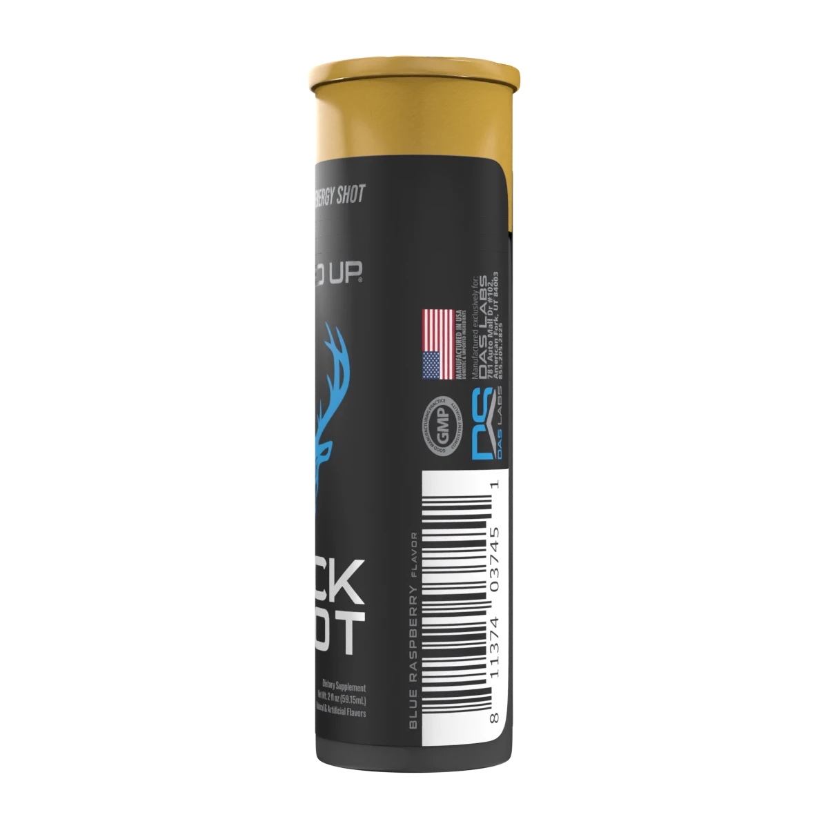 Bucked Up Buck Shot Energy Drink - 12 Pack (59ml Each) | Pre-Workout & Focus Booster for Gym, Study & Daily Energy
