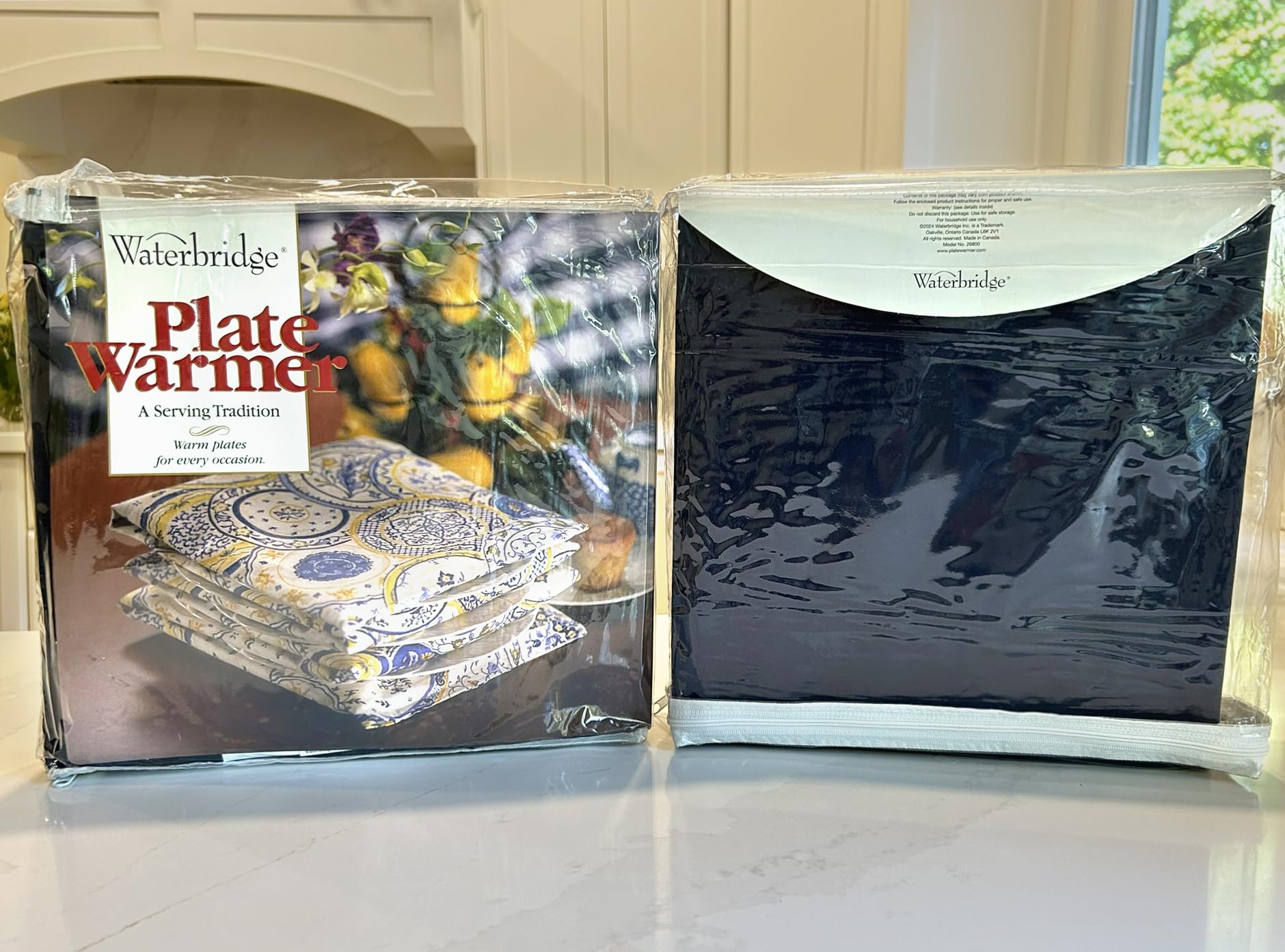 Waterbridge Electric Plate Warmer - 6 Plate Capacity - Heritage Natural Finish - Perfect for Dining, Entertaining & Buffets