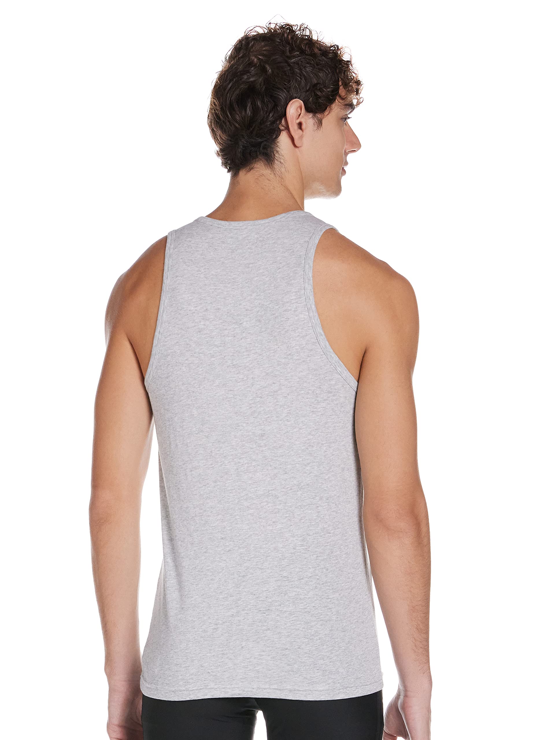 Emporio Armani Premium Cotton Stretch Men's Vest - Marl Grey | Comfortable & Stylish Casual Wear for Everyday Outfits