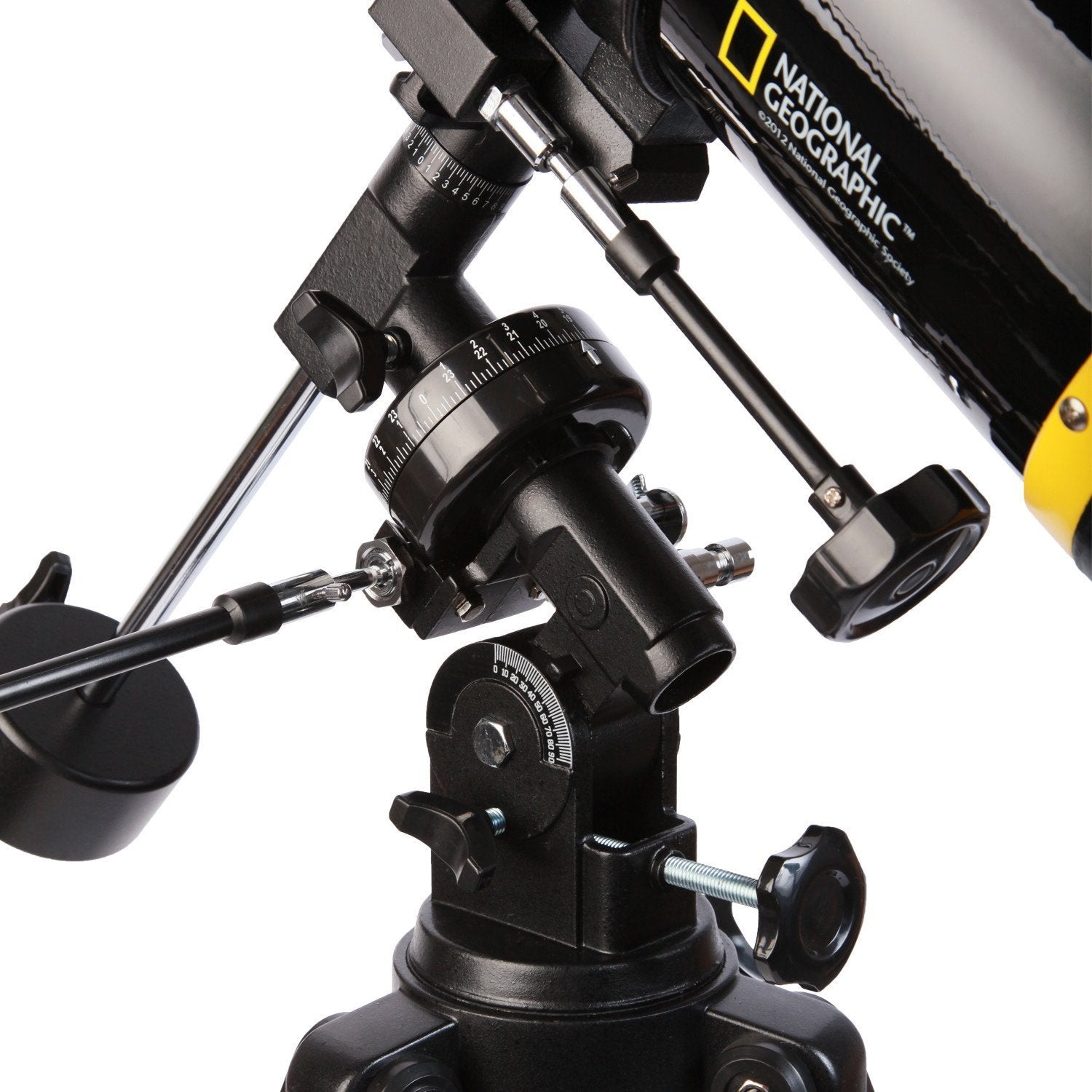 National Geographic NG114mm Newtonian Telescope with Equatorial Mount - Perfect for Stargazing, Astronomy Beginners & Night Sky Observation