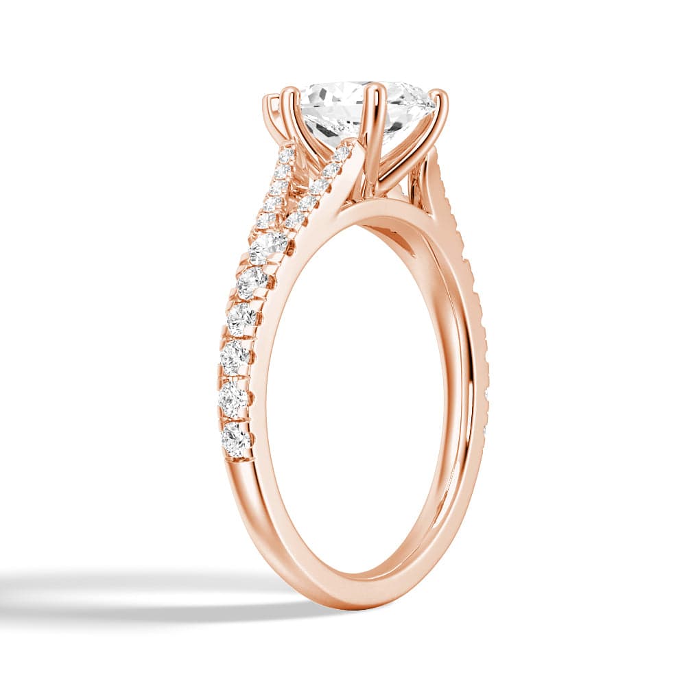 Exquisite Pear Shaped Split Shank Moissanite Engagement Ring Set with Matching Wedding Band - Perfect for Proposals, Anniversaries & Bridal Jewelry
