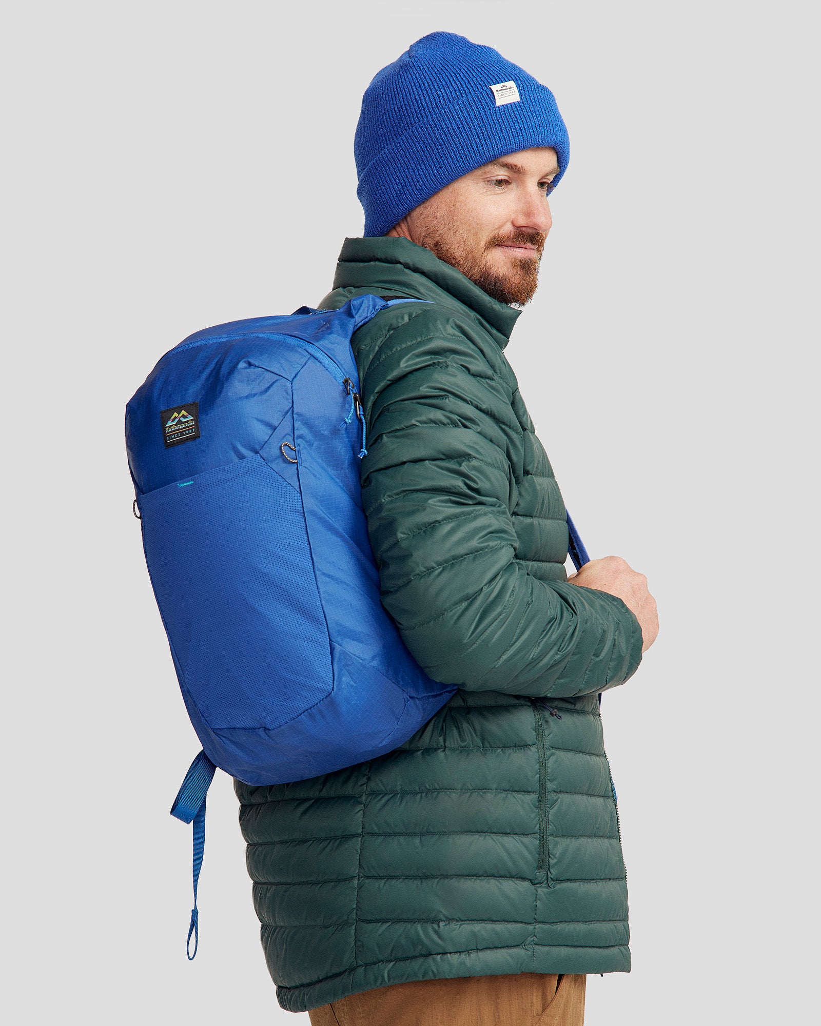 Pack&Go Pack - Lightweight & Durable Travel Backpack for Hiking & Outdoor Adventures | Peak Blue Color | Perfect for Camping, Commuting & Day Trips