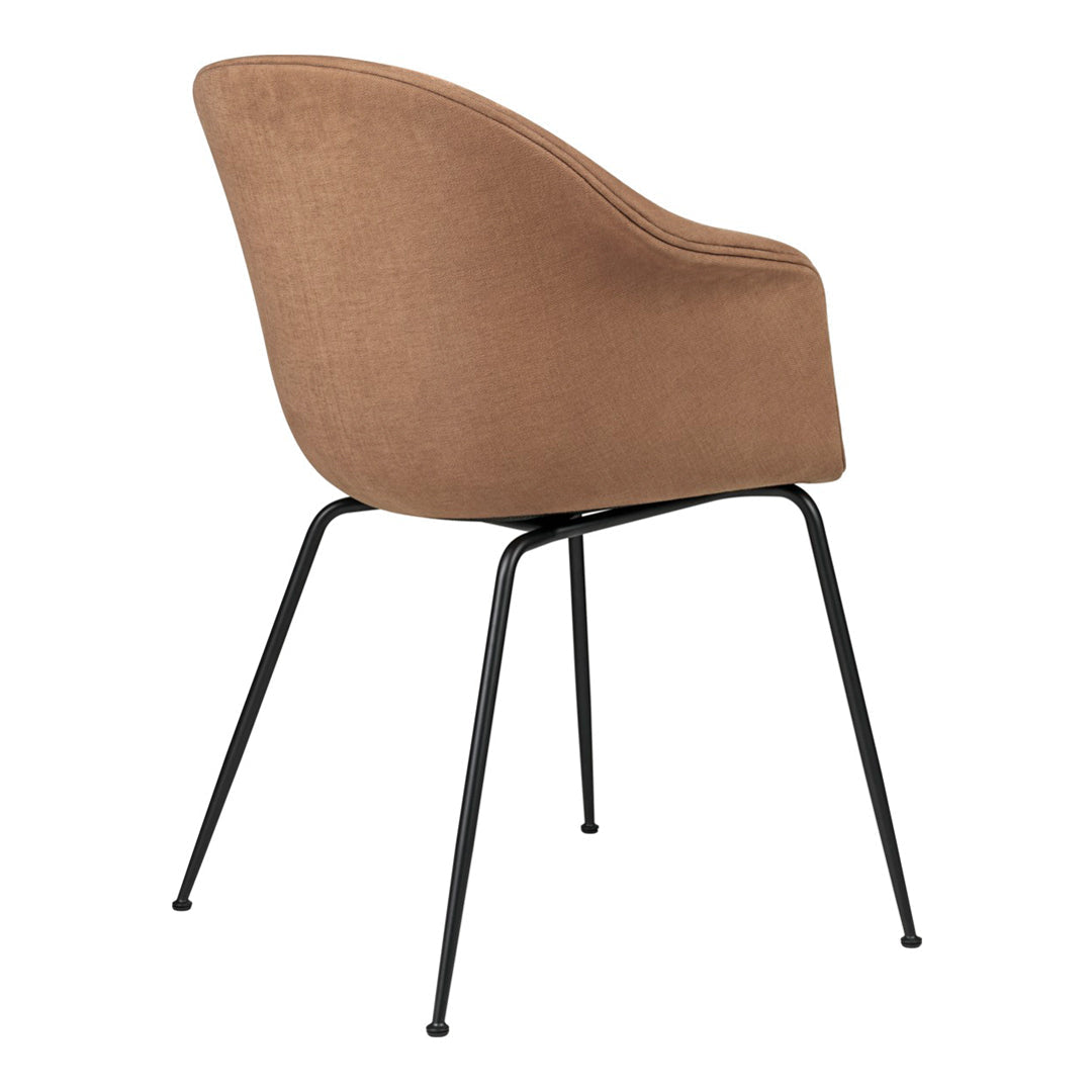 Bat Dining Chair with Conic Base - Fully Upholstered Modern Kitchen & Dining Room Furniture for Home Decor