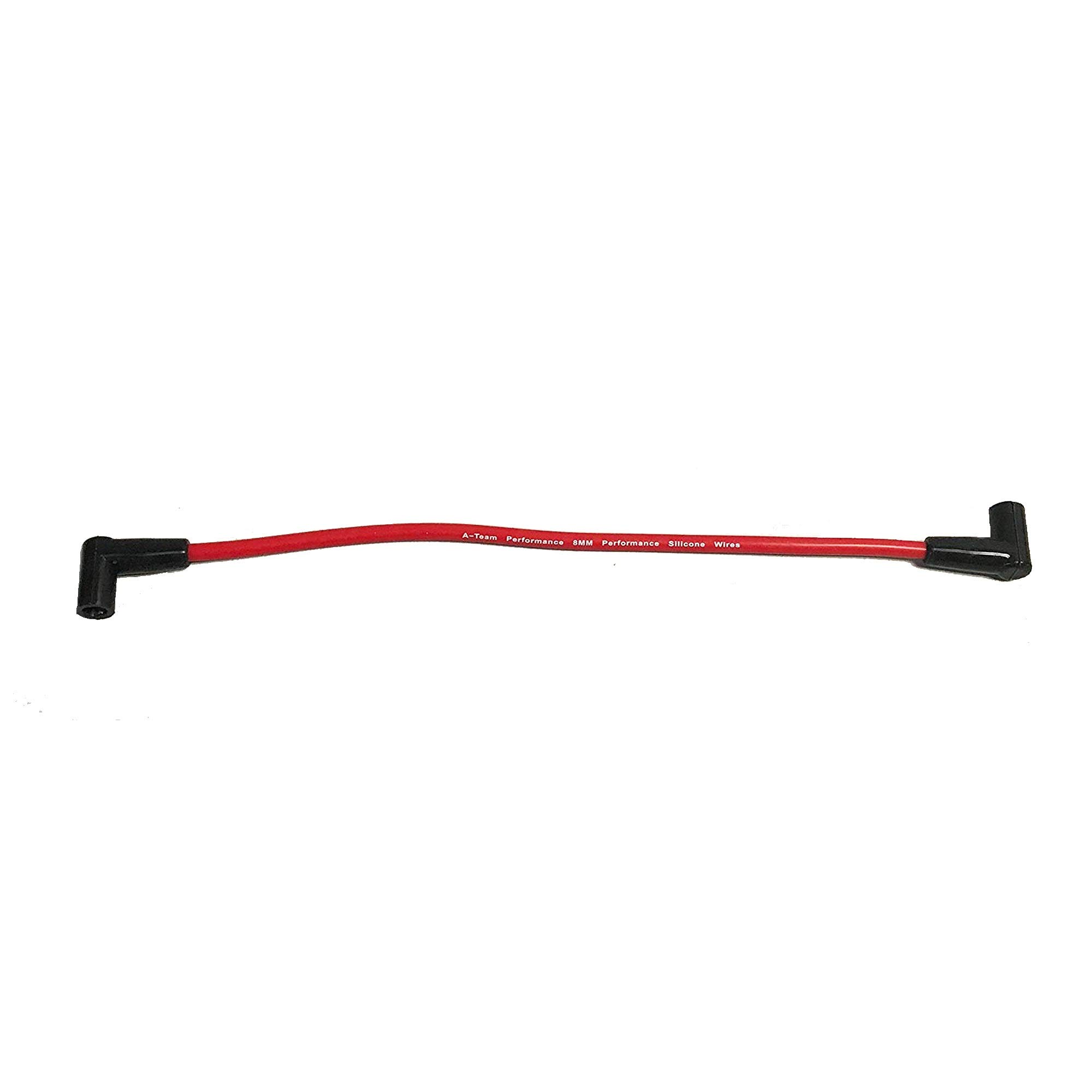 High-Performance 8.0mm Red Silicone Spark Plug Wires - 16