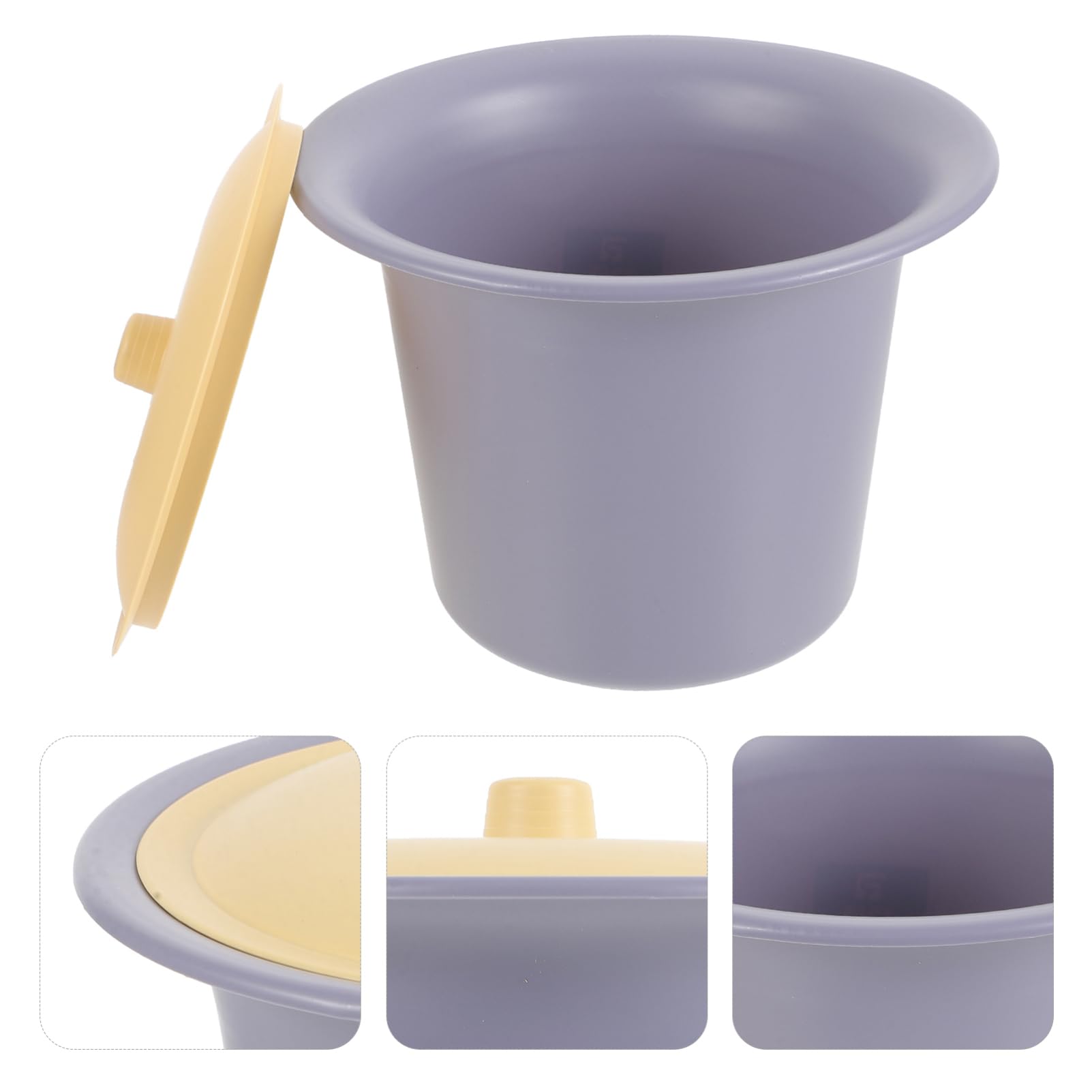 Portable Plastic Urinal Pot - MAGICLULU Chamber Pot, Spittoon & Toilet for Home, Travel & Emergency Use | Compact Urine Storage Bucket for Bedridden Patients, Camping & Outdoor Activities