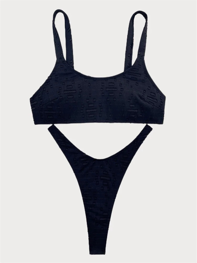 2023 Sexy Brazilian Bandeau Swimsuit for Women - 4 Color Options, Mini Bikini & Thong Micro Bathing Suit | Perfect for Beach Vacations, Pool Parties & Summer Getaways