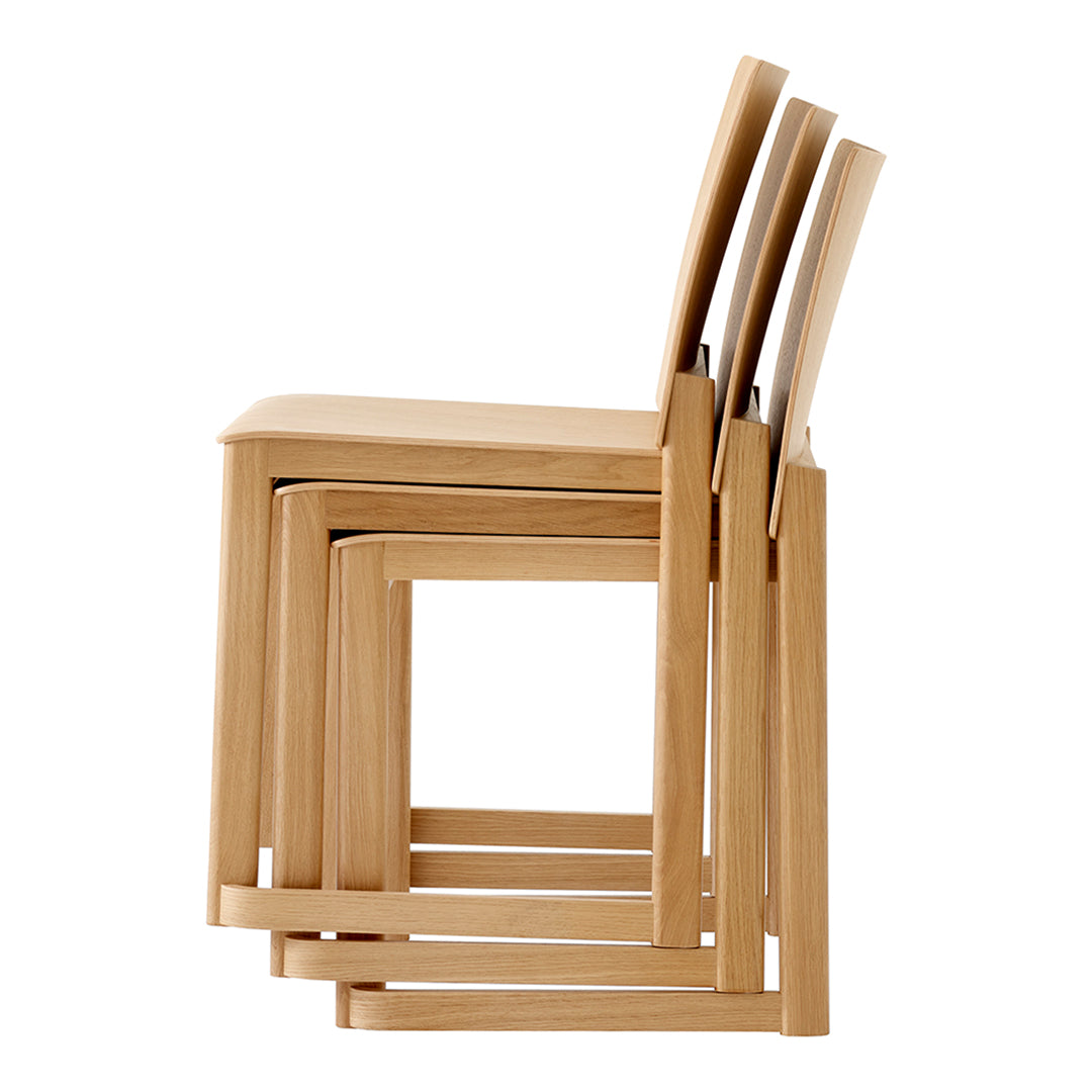 Allwood AV35 Stackable Side Chair - Modern Dining Chair for Kitchen, Restaurant, and Office Use