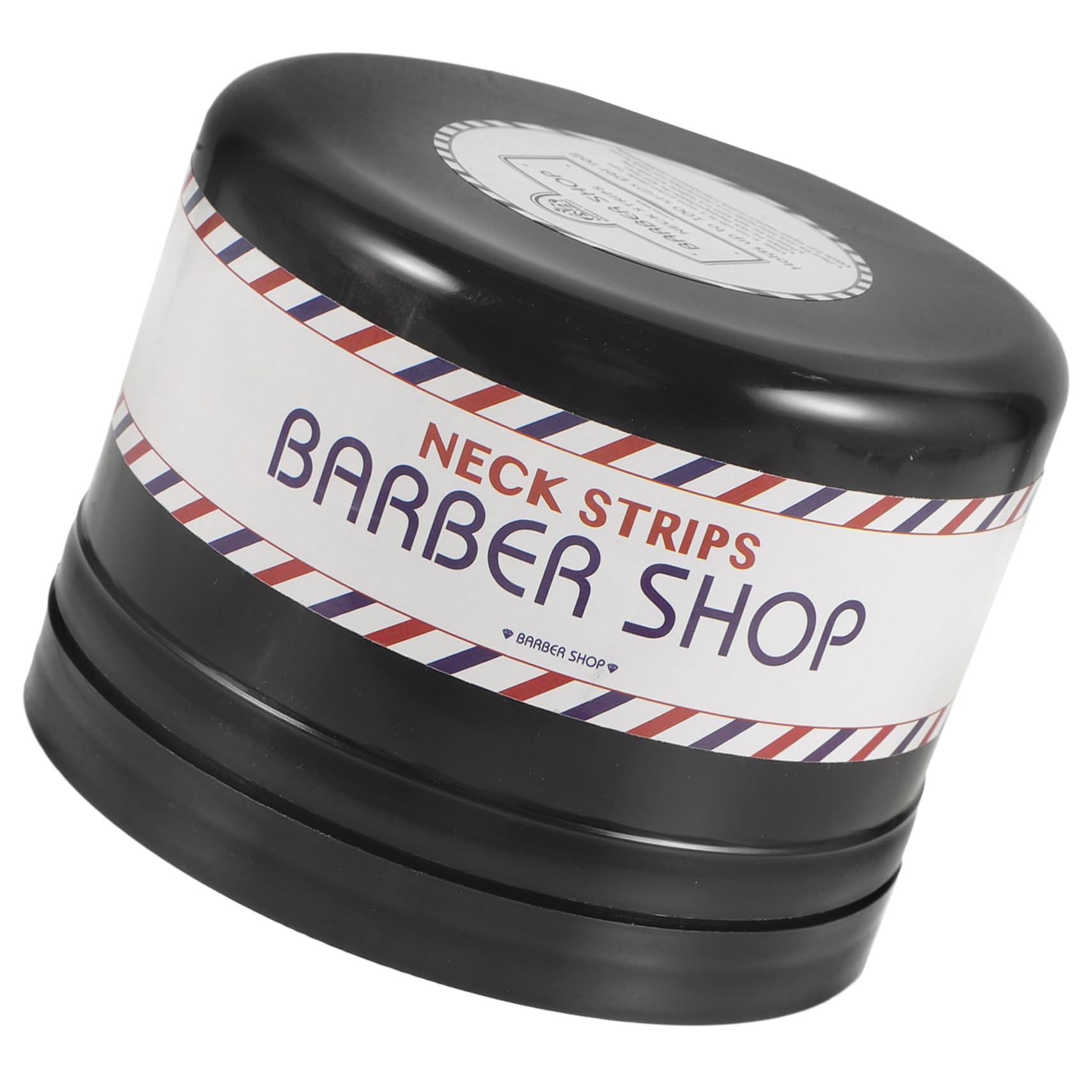 FOMIYES Barber Neck Strip Dispenser - Plastic Haircut Paper Roll Holder with Bracket Case (1 Count) - Salon & Barber Shop Essential for Hygiene & Convenience