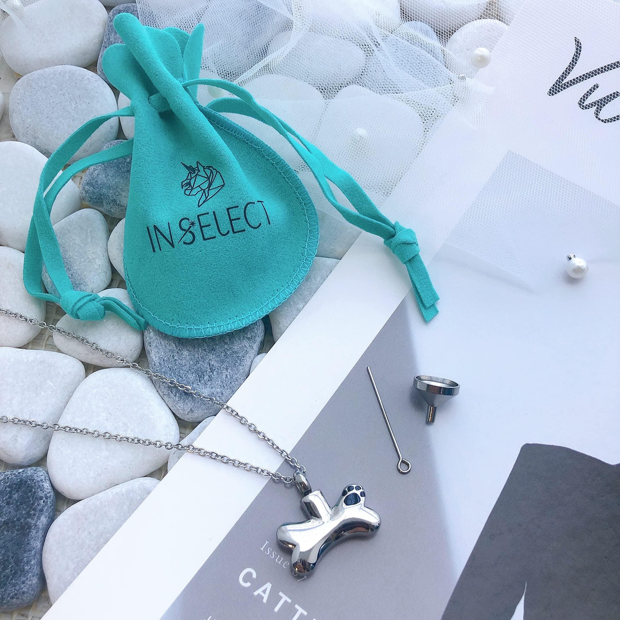 Stainless Steel Pet Memorial Necklace - Christian Dog Cremation Urn Pendant for Ashes, Keepsake Jewelry for Lost Pets | Perfect for Pet Owners to Carry Memories Always