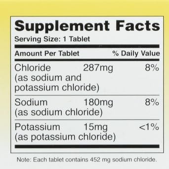 ThermoTabs Buffered Electrolyte Salt Supplement Tablets - 100 Count (Pack of 12) | Replenish Minerals for Athletes, Outdoor Enthusiasts & Hot Climate Workers