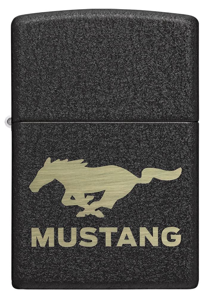 Zippo Ford Logo Windproof Lighter - Classic Collectible Metal Lighter for Outdoor Camping, Hiking & Everyday Carry (ECT)