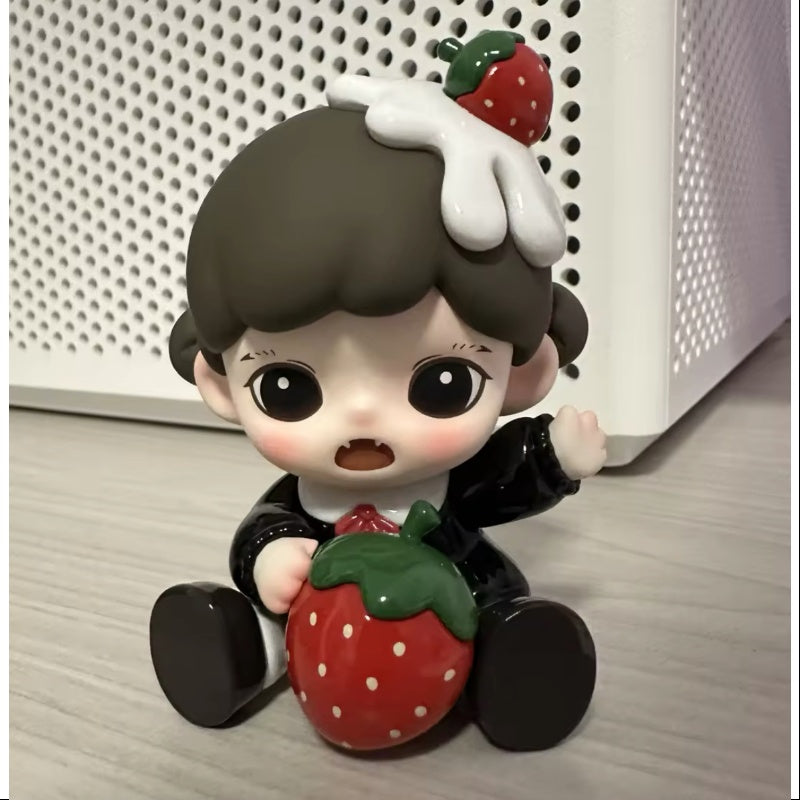 Baby Zoraa I Love Fruits Series Strawberry Girl Outfit - Cute Infant Strawberry Print Romper for Newborns & Toddlers - Perfect for Photoshoots, Birthday Parties & Everyday Play
