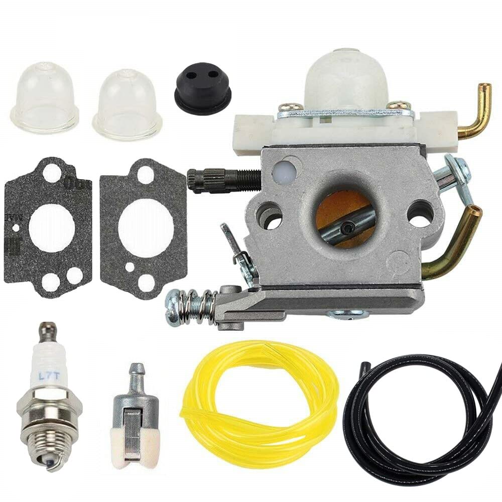 Echo PB-403H PB-403T PB-413H PB-413T PB-460LN PB-461LN Carburetor Replacement - Compatible with A021000891 C1M-K42B C1M-K77 Fuel Line & Gasket - Perfect for Leaf Blowers and Lawn Maintenance