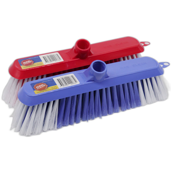 Premium NAB Household Indoor Broom Head - Heavy Duty Cleaning Broom for Hardwood Floors, Tile & Carpets - Ideal for Home, Kitchen, Office & Garage Cleaning