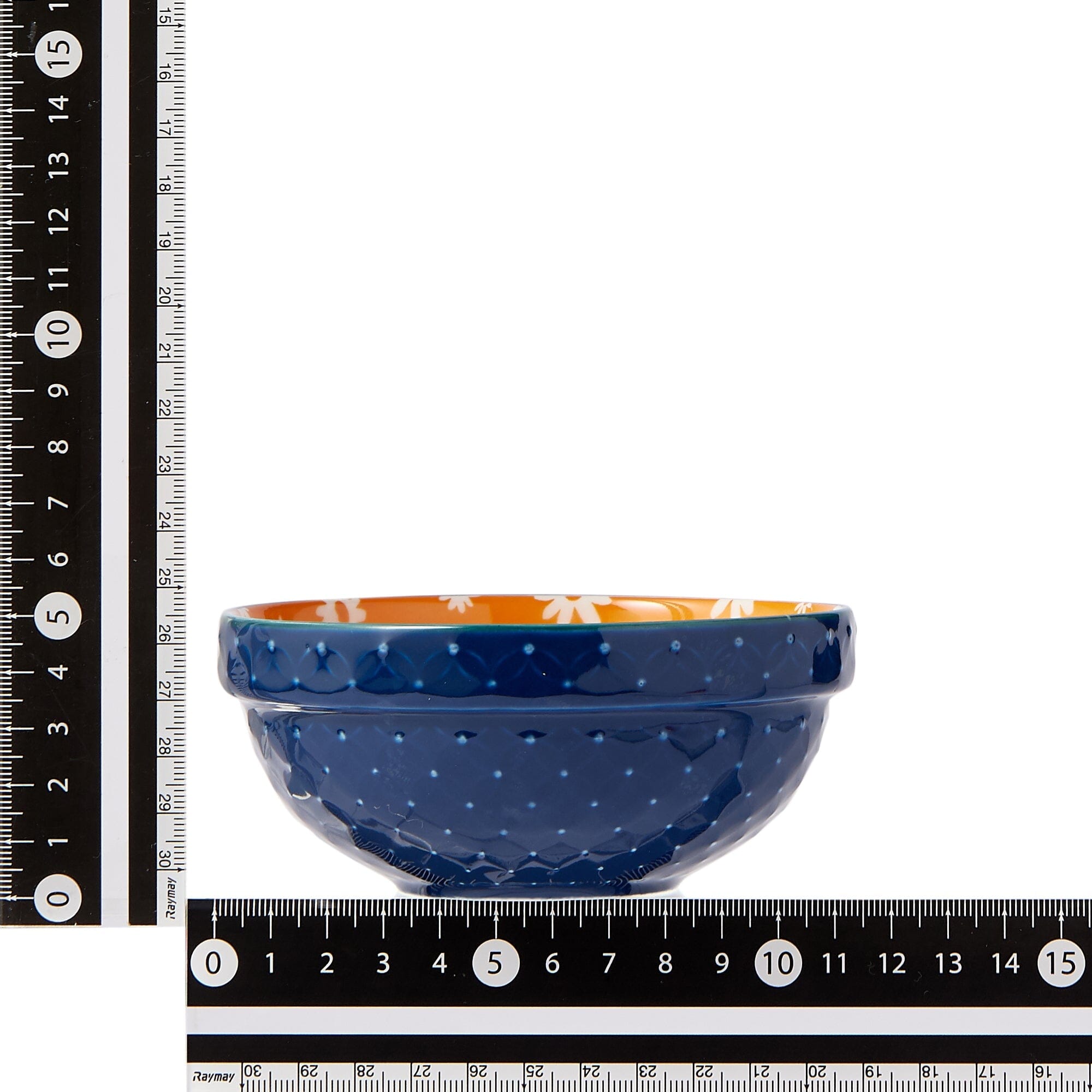 Iroiro Stacking Bowl Set - Daisy Orange Design, Durable & Stylish Kitchenware for Food Storage, Serving, and Meal Prep - Perfect for Home, Parties, and Picnics