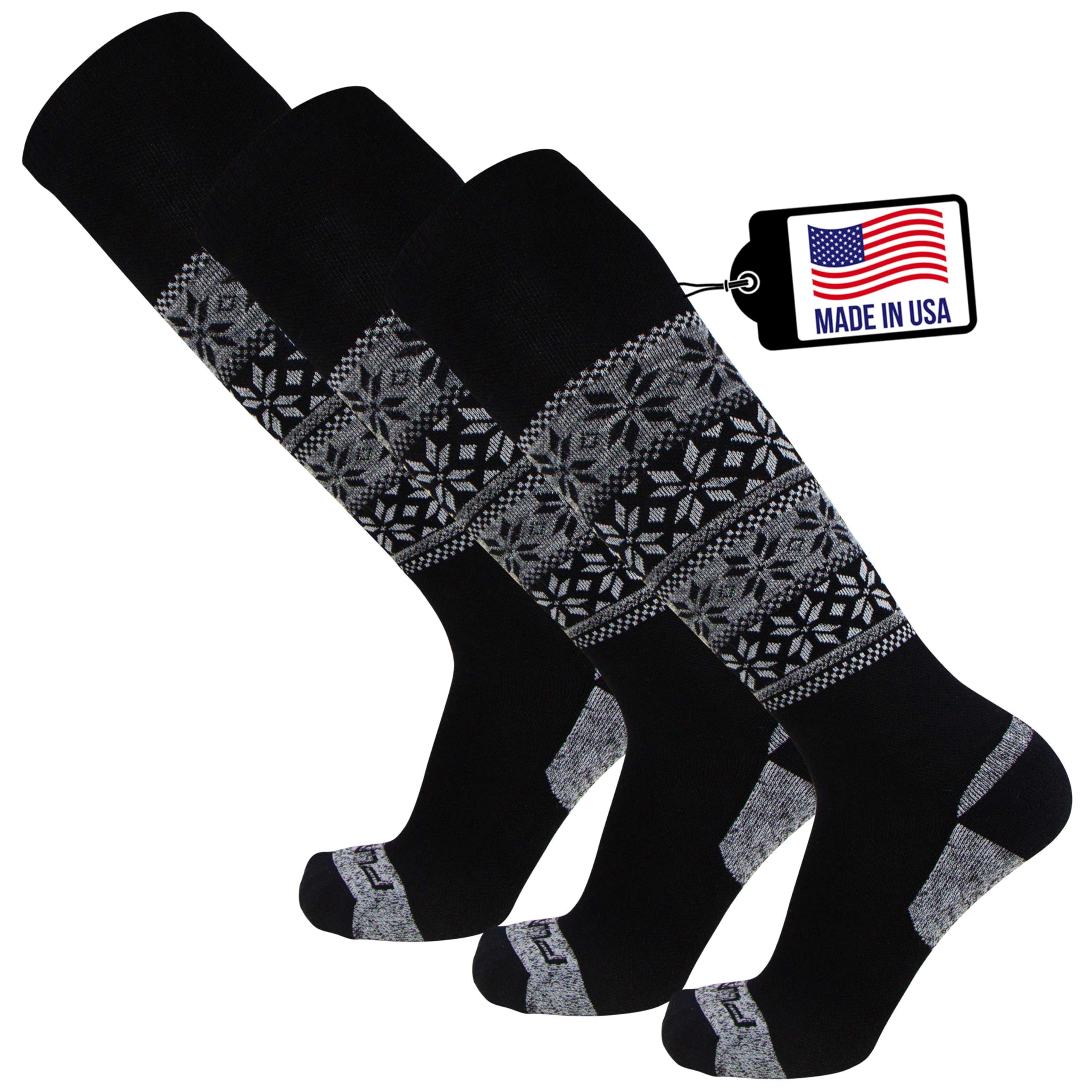 Premium Alpaca Wool Ski Socks for Men & Women - Ultra Warm Thermal Socks for Skiing, Snowboarding & Winter Sports - Perfect for Cold Weather & Outdoor Activities