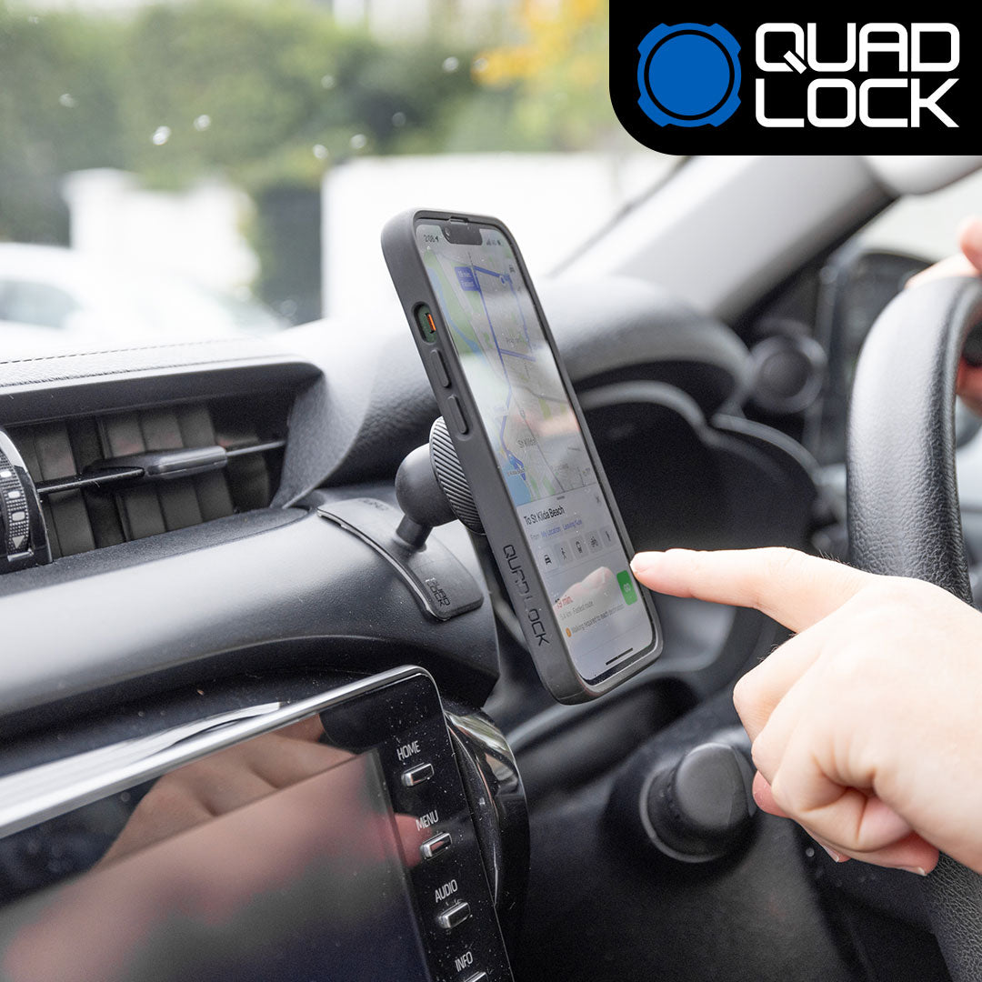 Universal Car Phone Holder - Strong Adhesive Dash & Console Mount for iPhone, Samsung, Google Pixel - Perfect for GPS Navigation, Hands-Free Calling & Road Trips